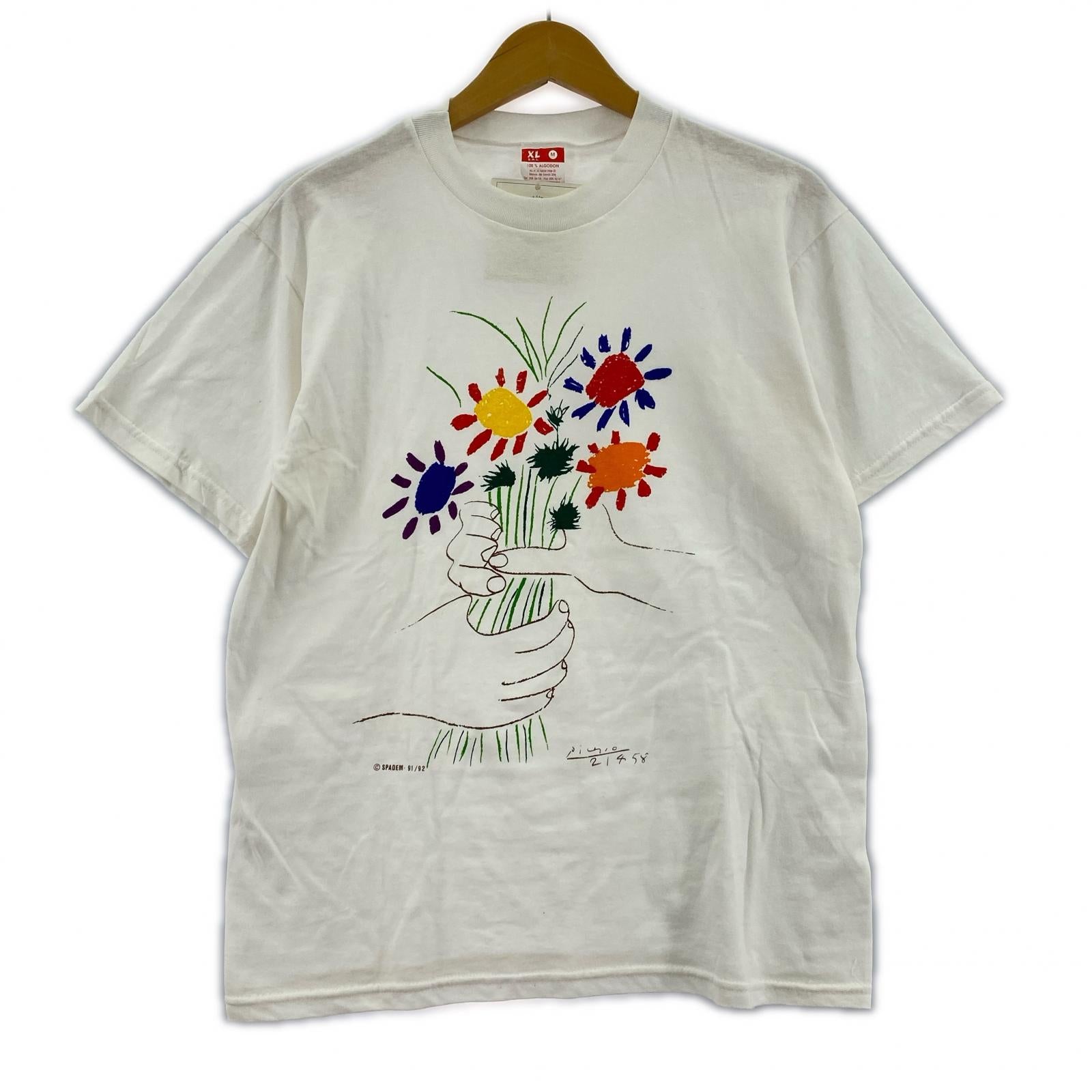 半袖Ｔシャツ 90s Picasso Tee 白 M M ホワイト