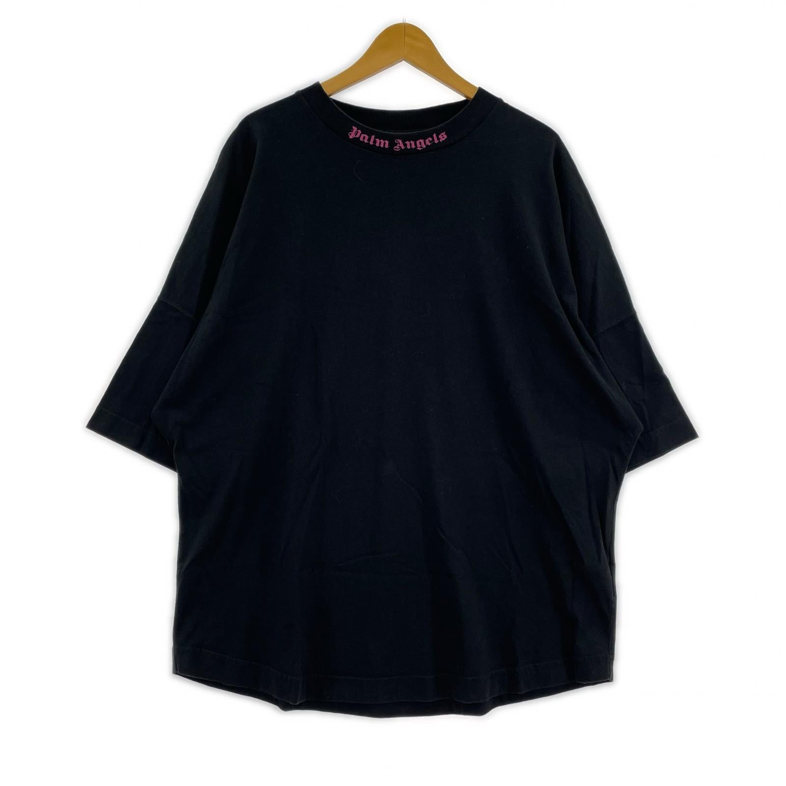 半袖Ｔシャツ ネックロゴS/Sカットソー ブラック (L) L ブラック