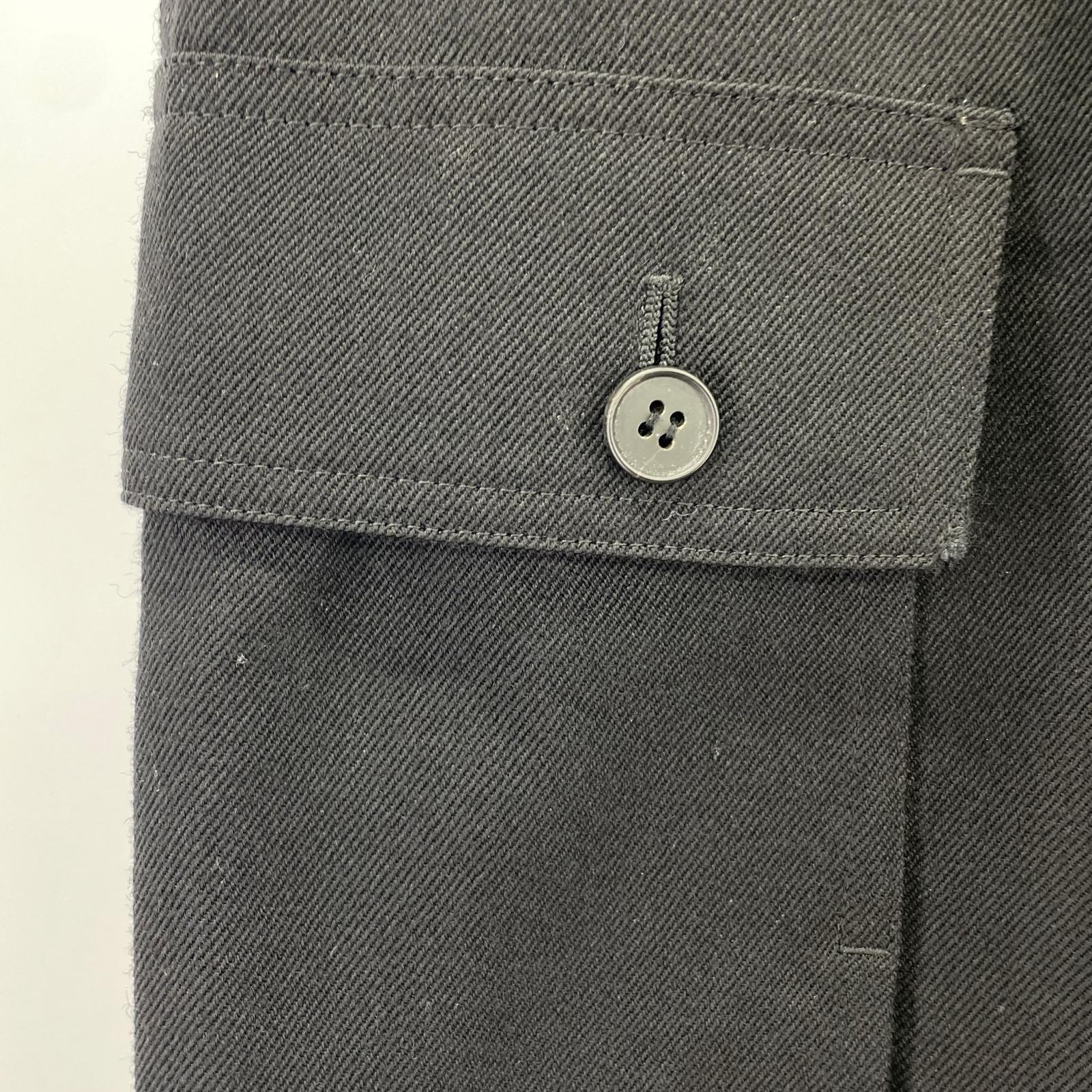 パンツ O project wool wide cargo pants M ブラック