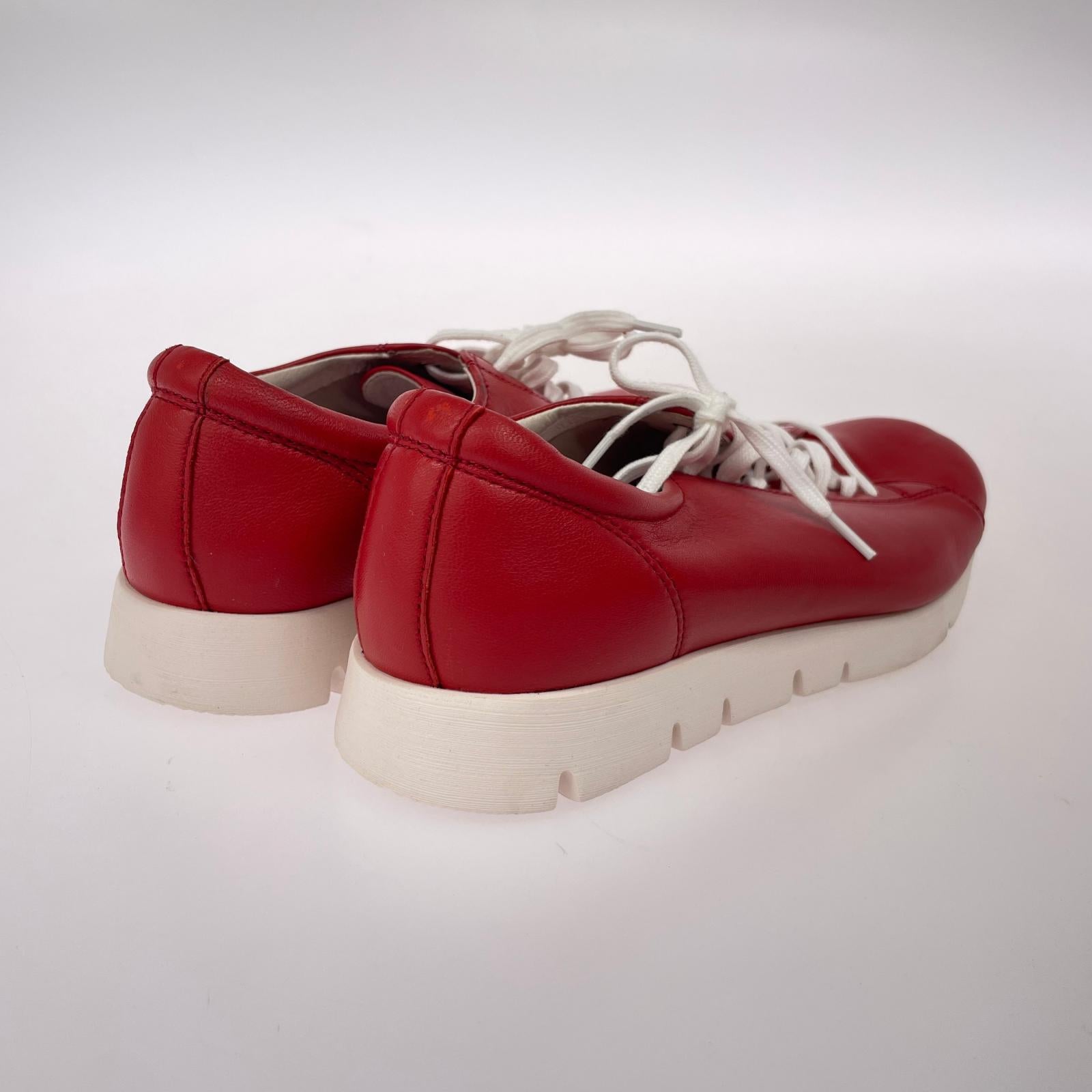 スニーカー FIT JOY FJ022 軽量スニーカー RD 24.5cm (US6 1/2 UK6 EU39)