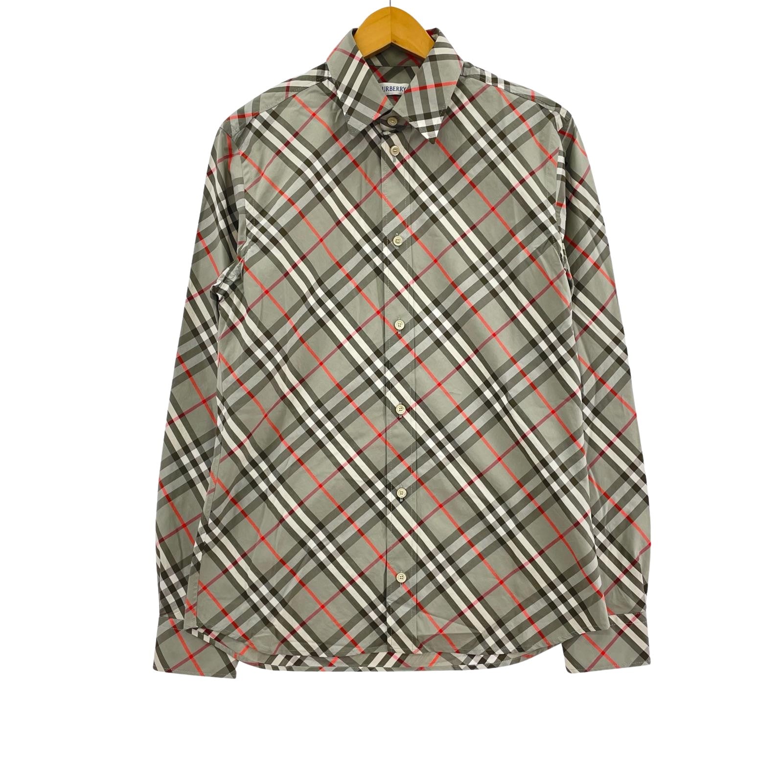 長袖シャツ チェックシャツ GRY (XS) グレー