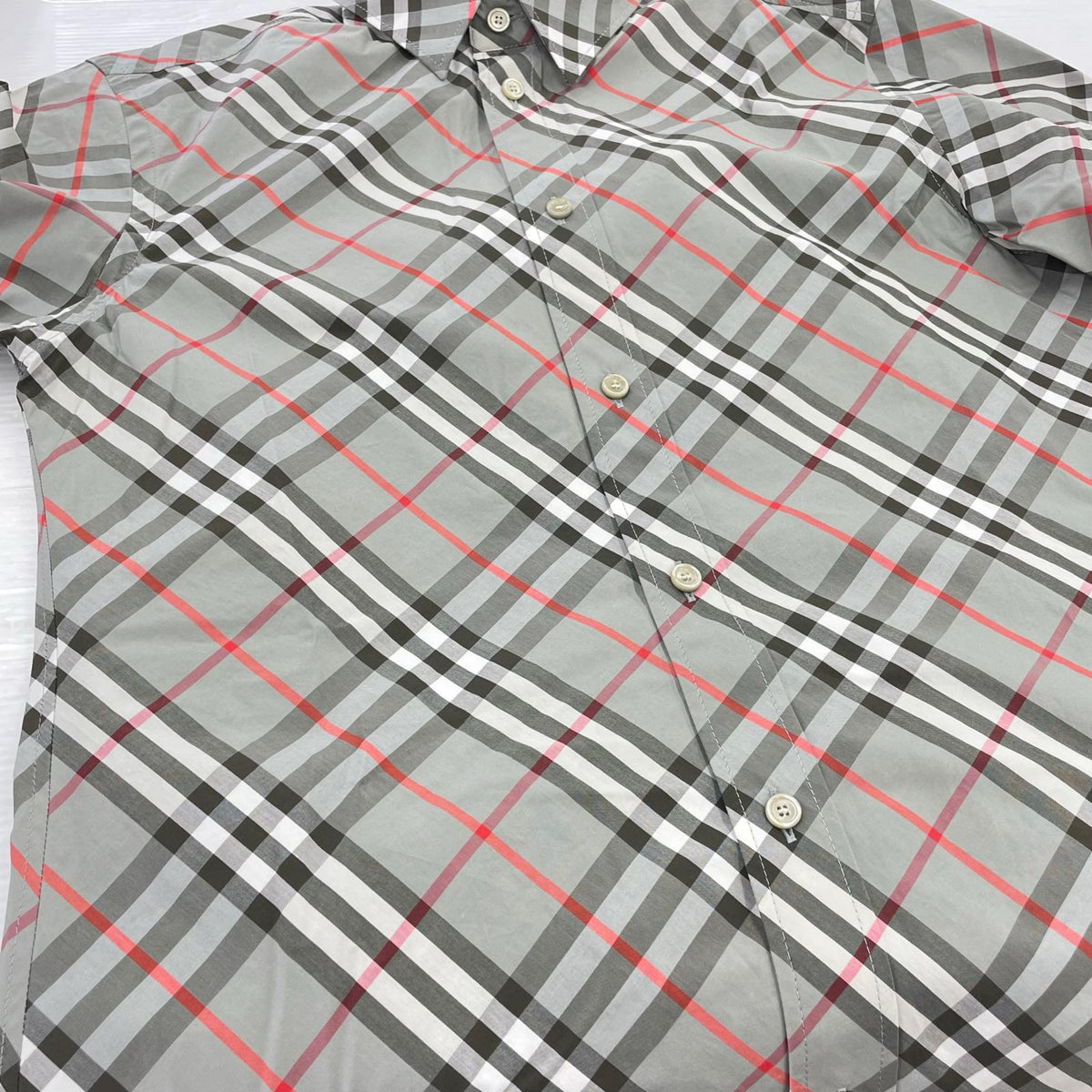 長袖シャツ チェックシャツ GRY (XS) グレー