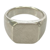 リング・指輪 mollive SV HEAVY SIGNET RING