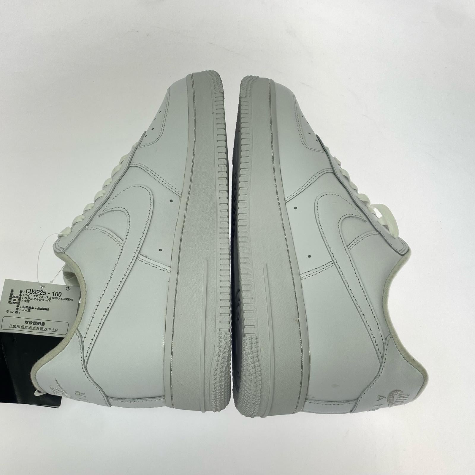 スニーカー SUPREME AIR FORCE 1 LOW (29.5cm) 29.5cm (US11 1/2 UK11 EU49) ホワイト