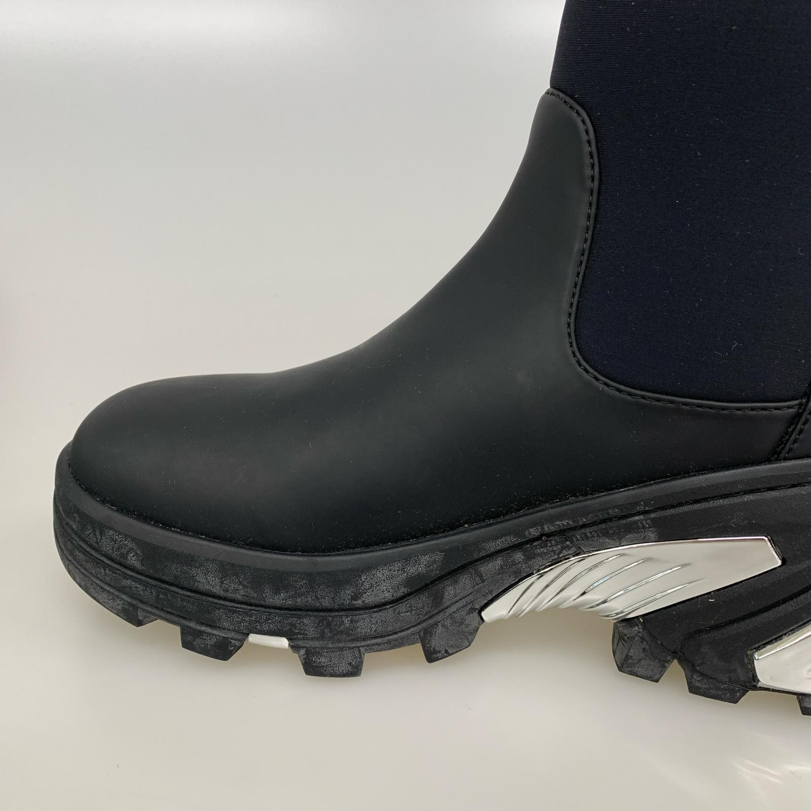 ブーツ vibram サイドゴアブーツ 黒 39 39 ブラック