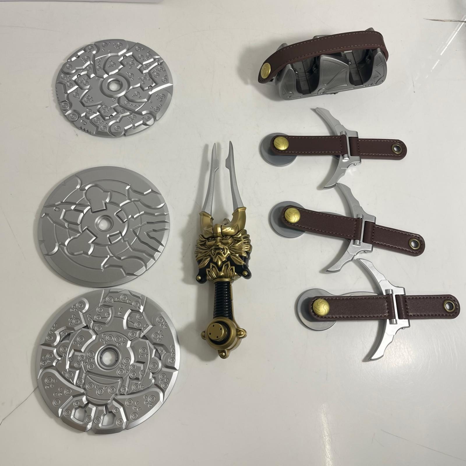 CSM変身音叉・音角 ＆ 音撃鼓・火炎鼓 & 音撃棒・烈火 仮面ライダー響鬼 バンダイ フィギュア/グッズ