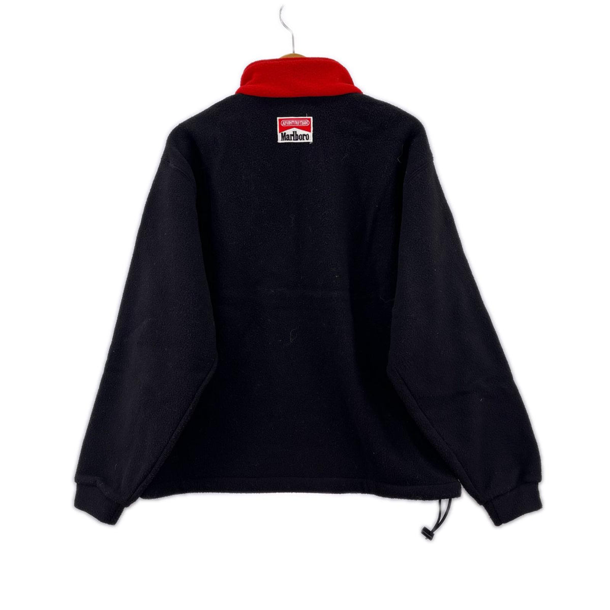 その他トップス 90s Marlboro ﾊｰﾌｼﾞｯﾌﾟﾌﾘｰｽ BLK