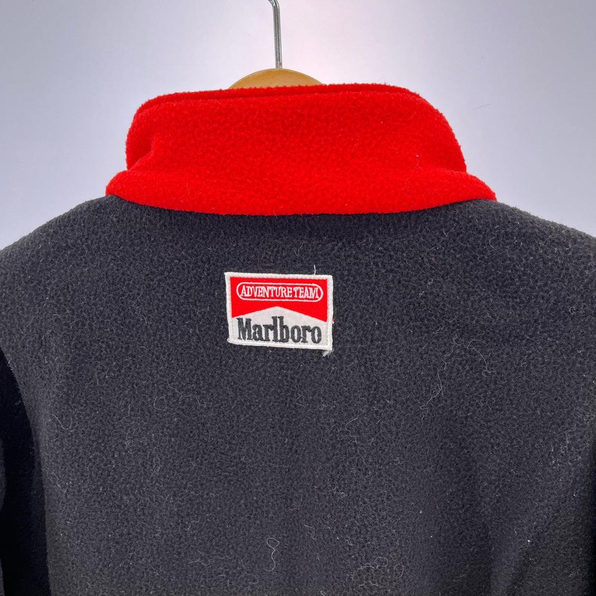 その他トップス 90s Marlboro ﾊｰﾌｼﾞｯﾌﾟﾌﾘｰｽ BLK