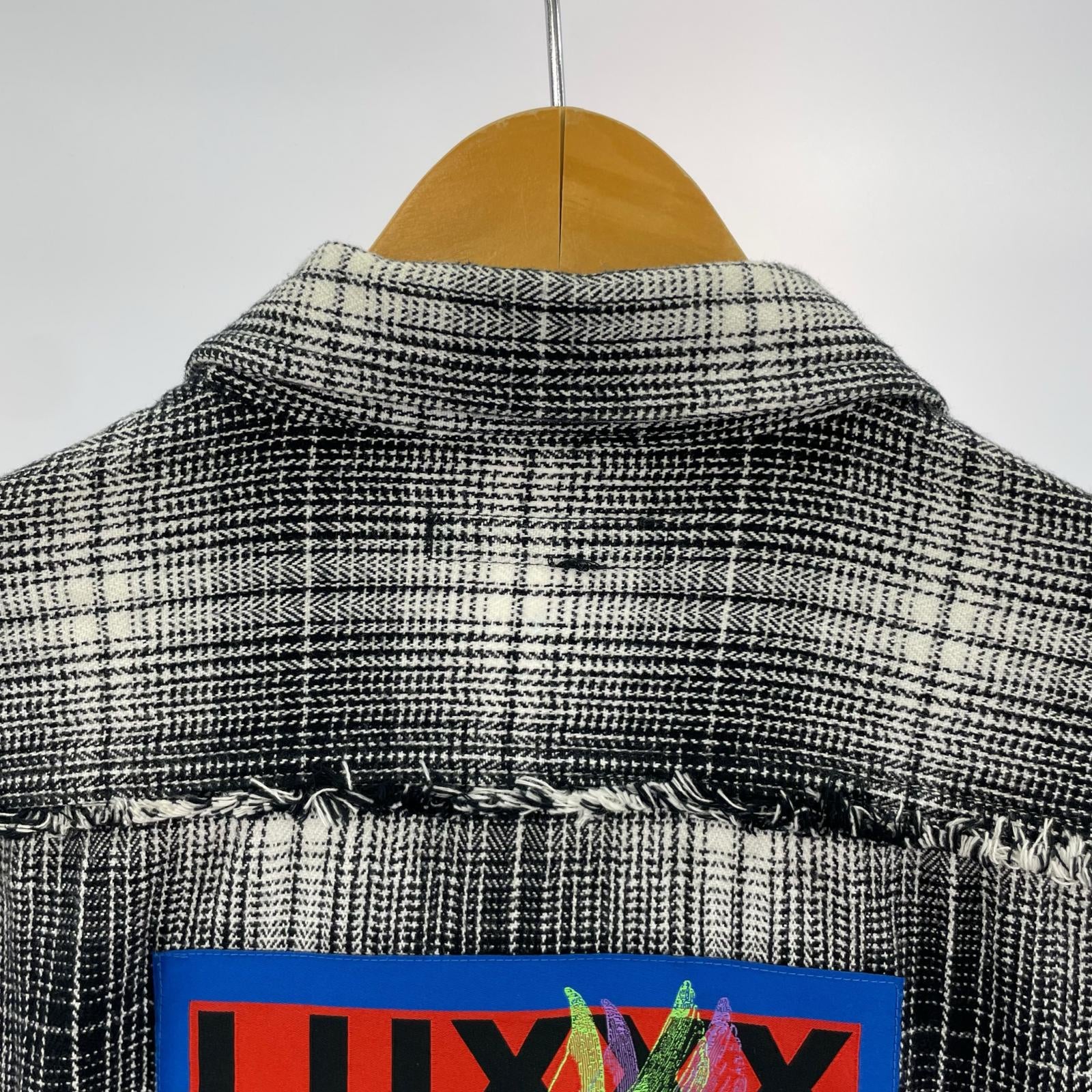 長袖シャツ 18ss S-MILLER-PAYCH フランネルシャツ (XXL) ブラック