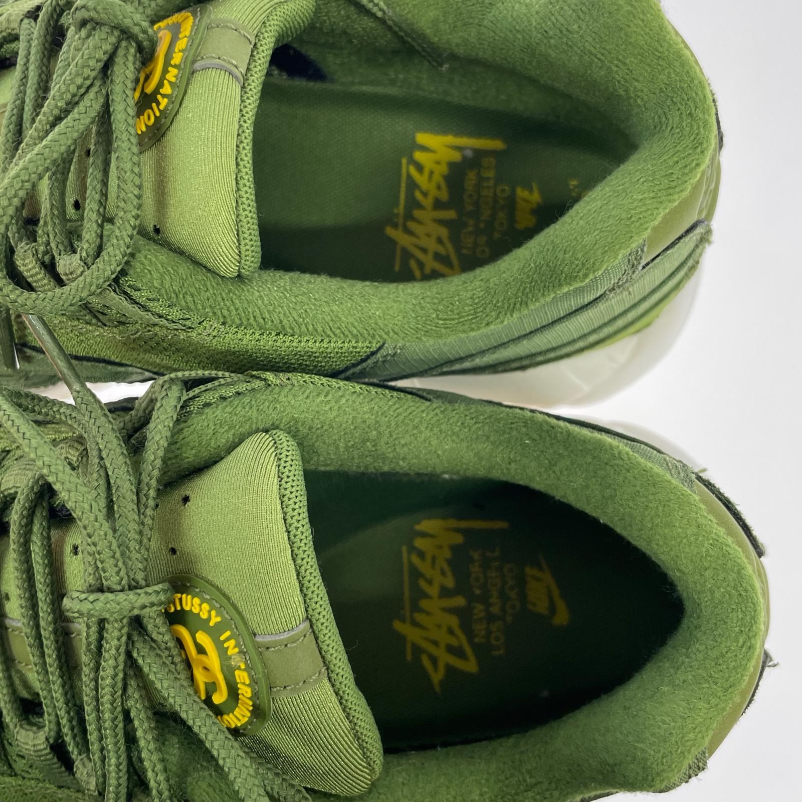 スニーカー ×stussy olive 95 28.5cm (US10 1/2 UK10 EU47) グリーン