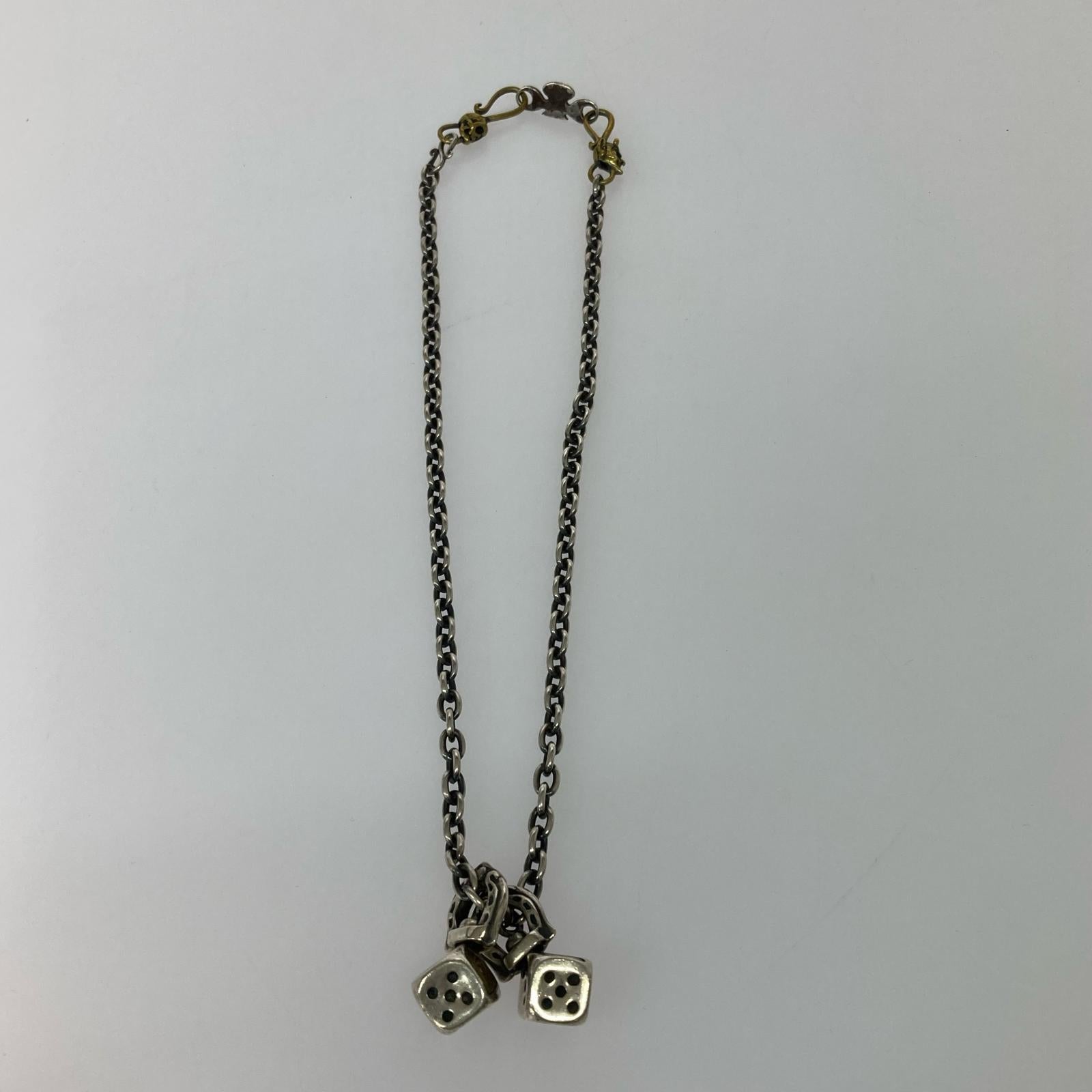 ネックレス ギャングスタービル galsia ダイスペンダント/SV925 シルバー