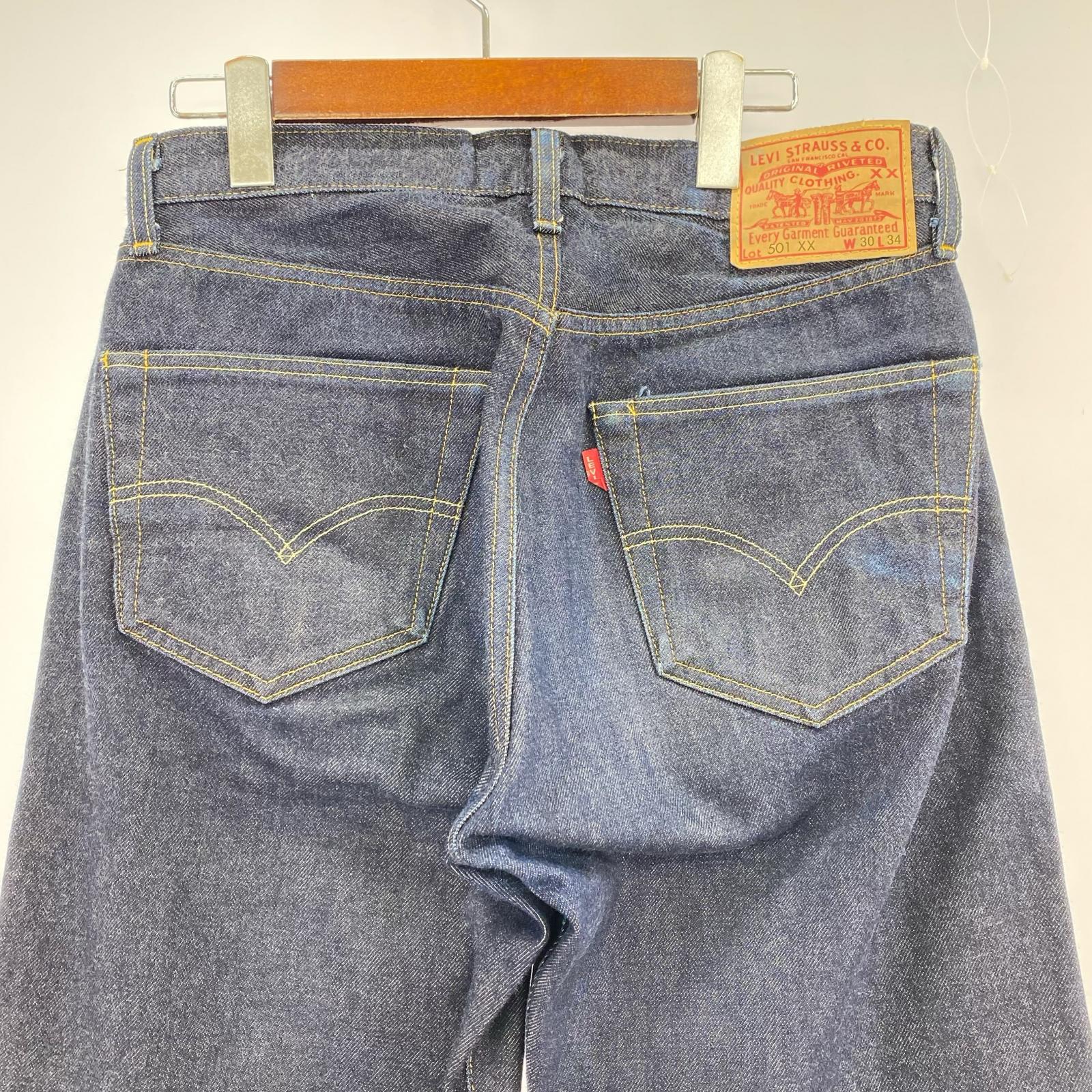 デニムパンツ 501XX/W30/50155-0079/IDG 30 ネイビー