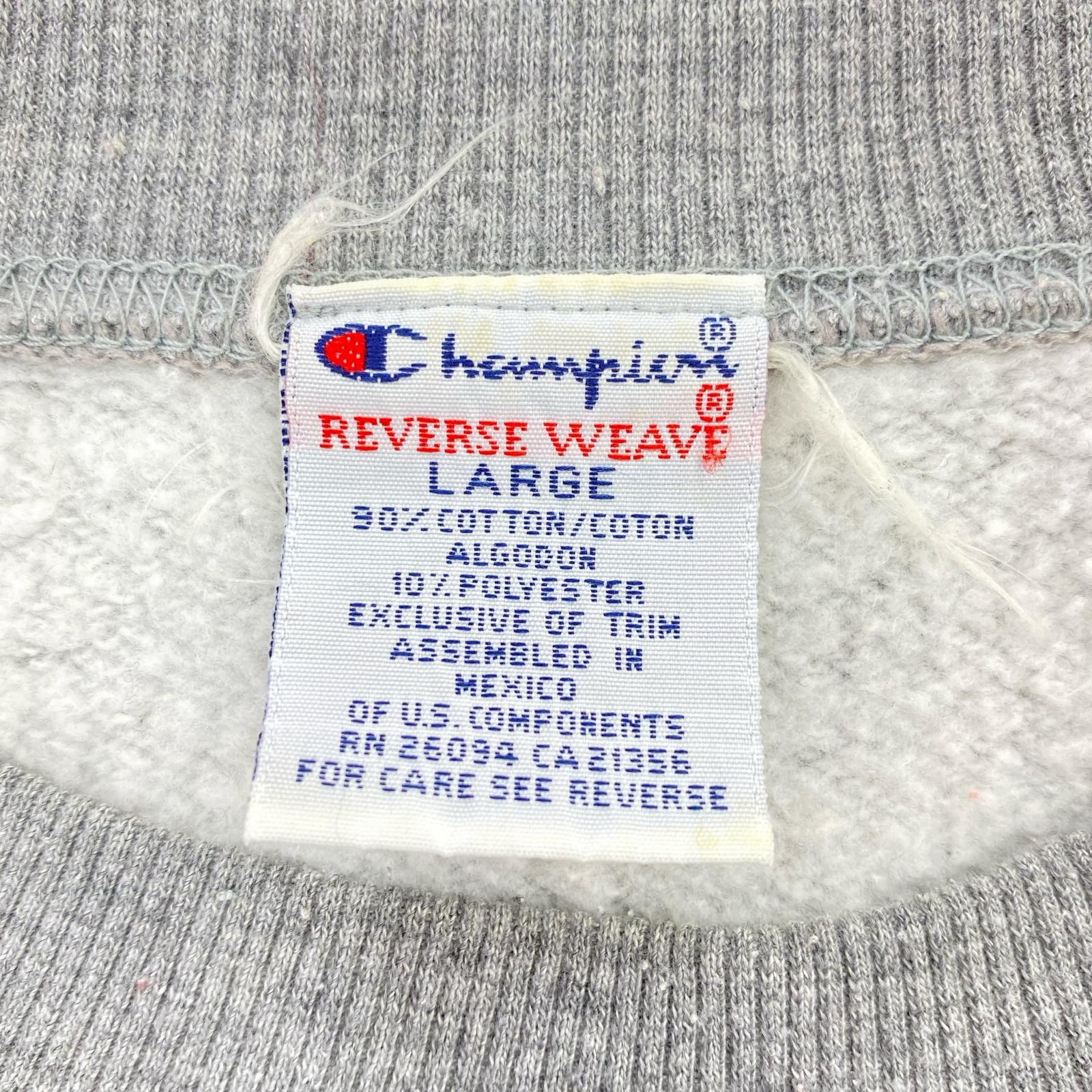 スウェット ×Champion リバースウィーブ 90s 最初期 L グレー