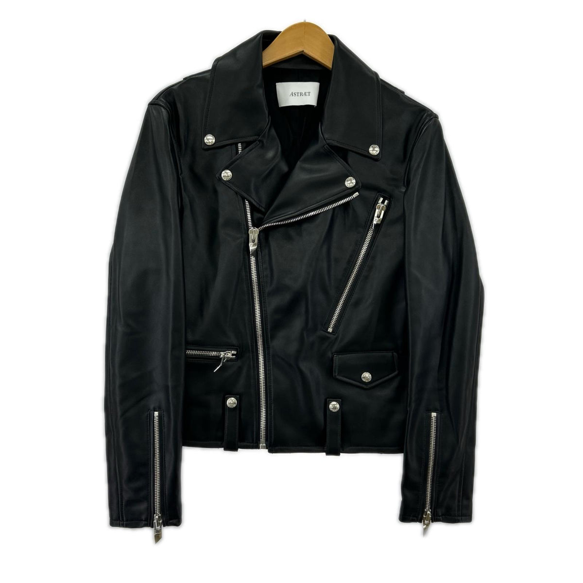 レザージャケット faux Leather Double Riders BLK ブラック