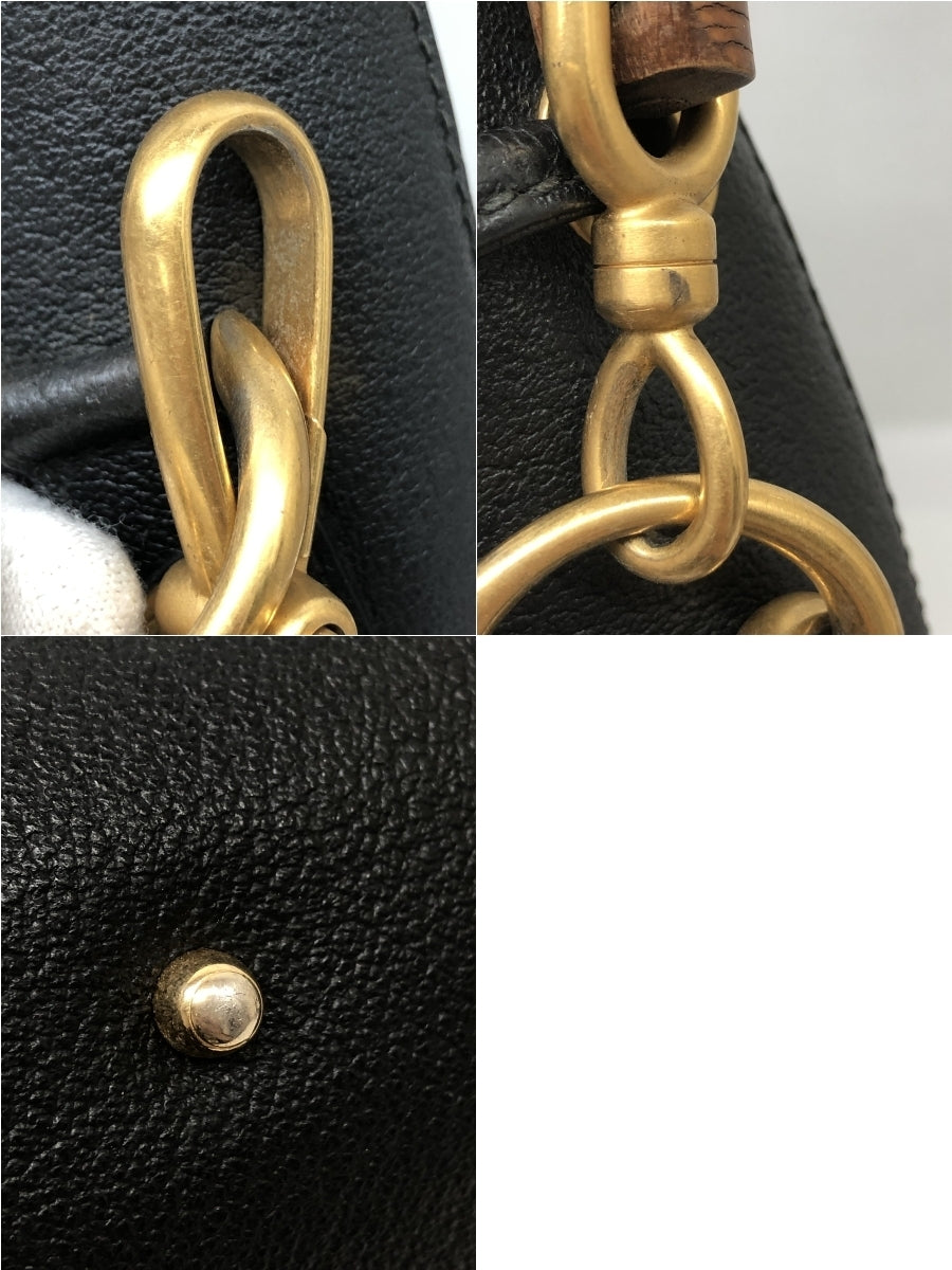 GUCCI スエ-ド 巾着 2wayバッグ