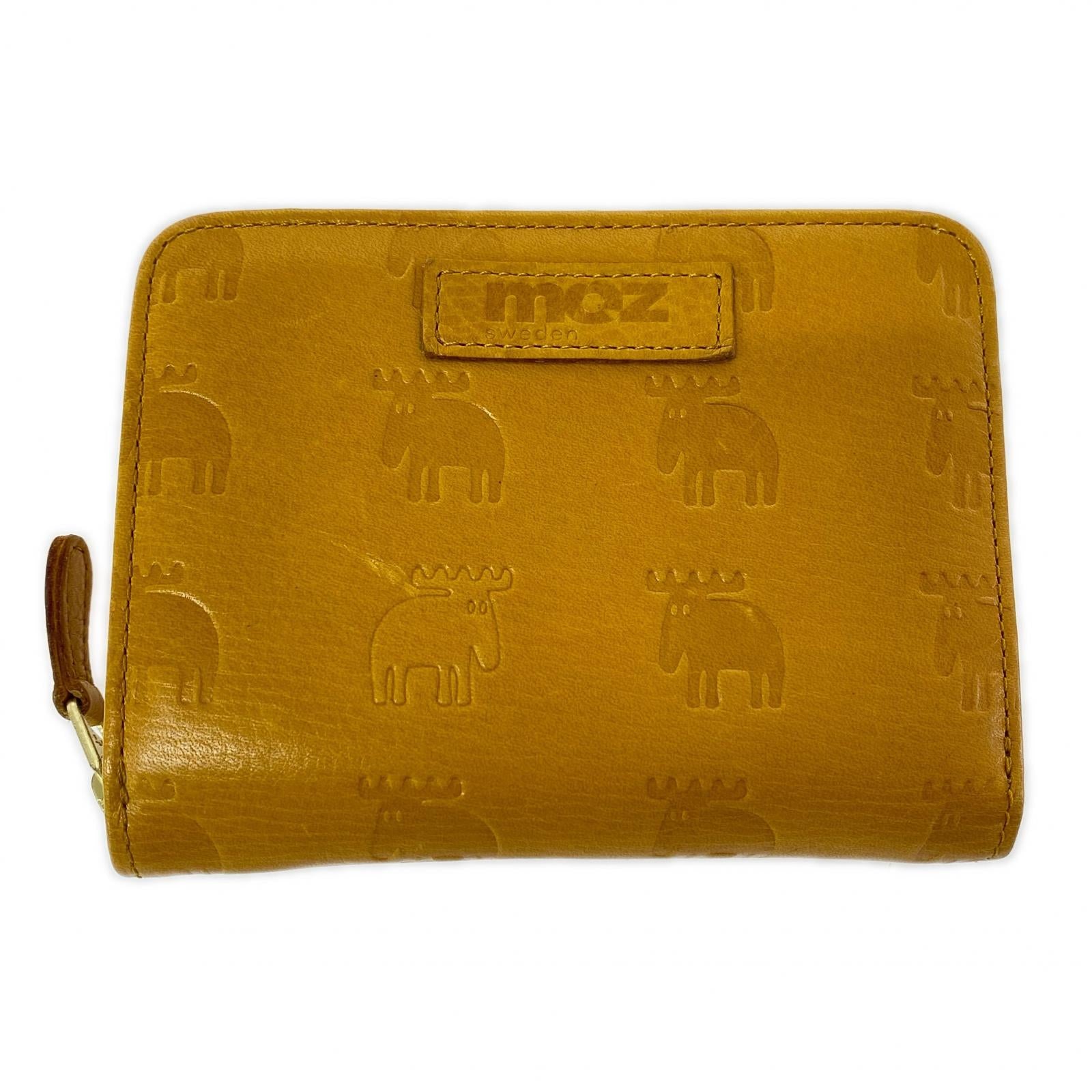 コンパクトウォレット moz irregular 二つ折り財布 黄