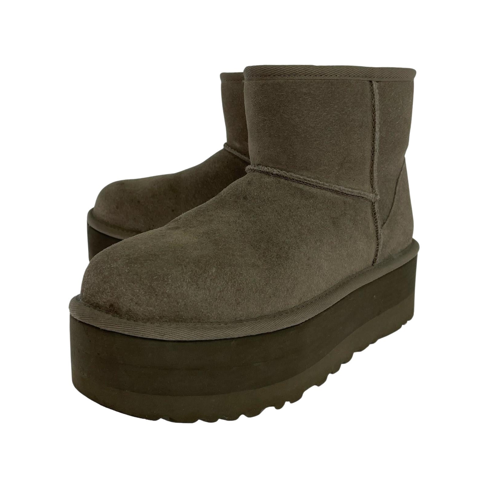 シューズ W CLASSIC MINI PLATFORM 24cm (US6 UK5 1/2 EU38) グレー