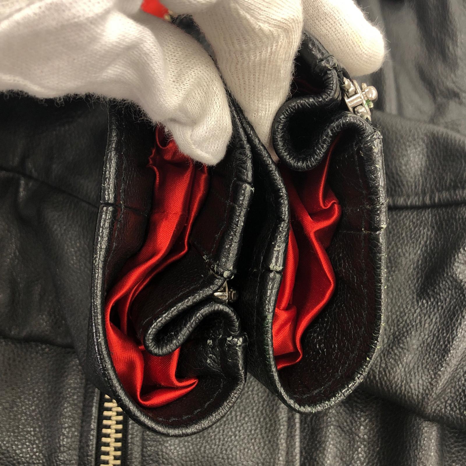 レザージャケット SPERANZA JET LEATHERS シングルライダース 黒 (L) L ブラック