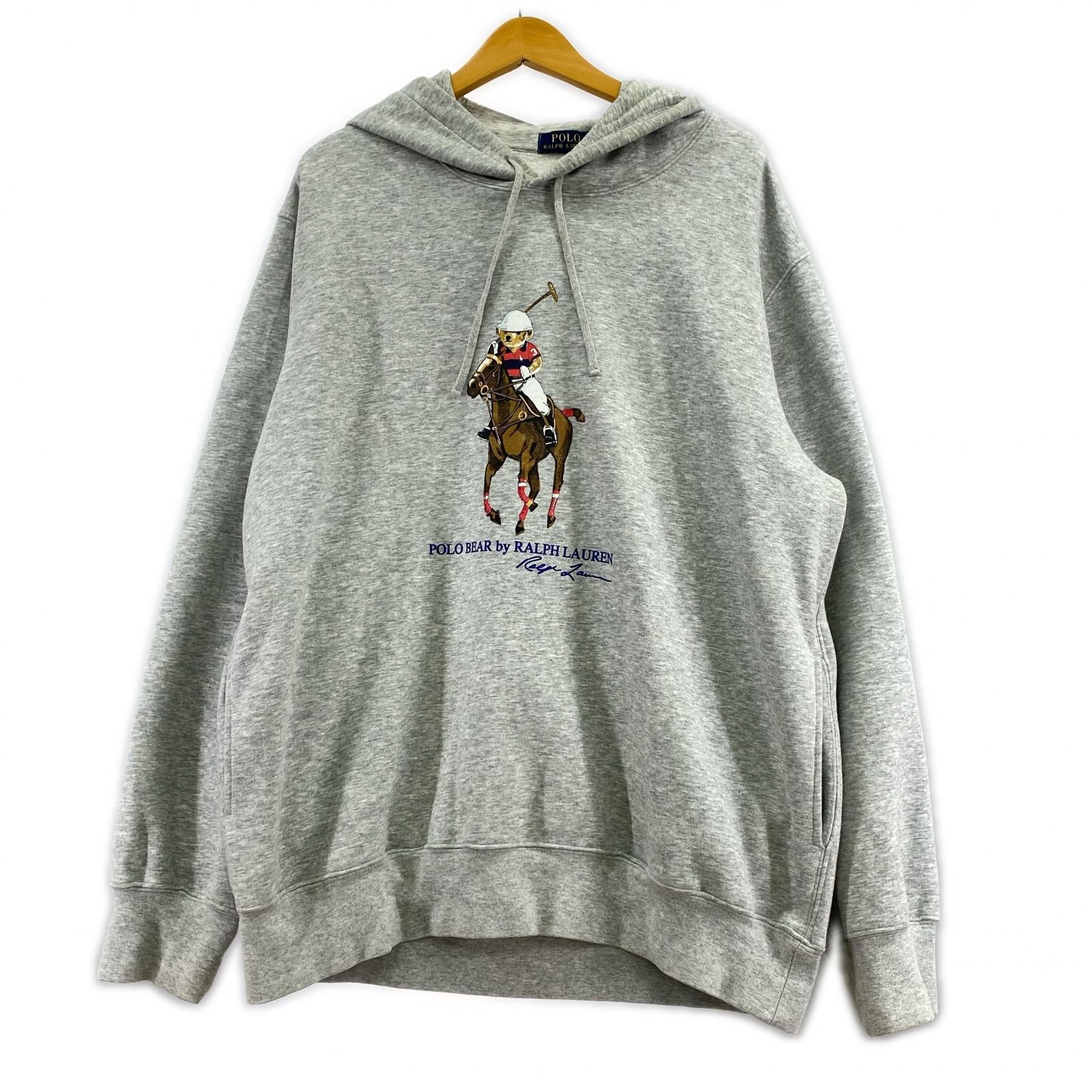 パーカー ベアパーカー/GRY/XXL グレー