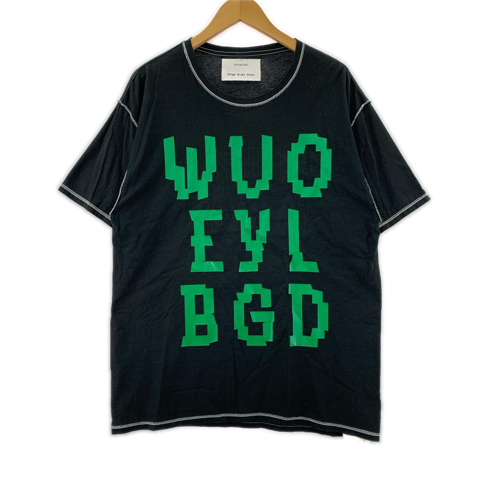 半袖Ｔシャツ Message Print Tshirt/L/ブラック L ブラック