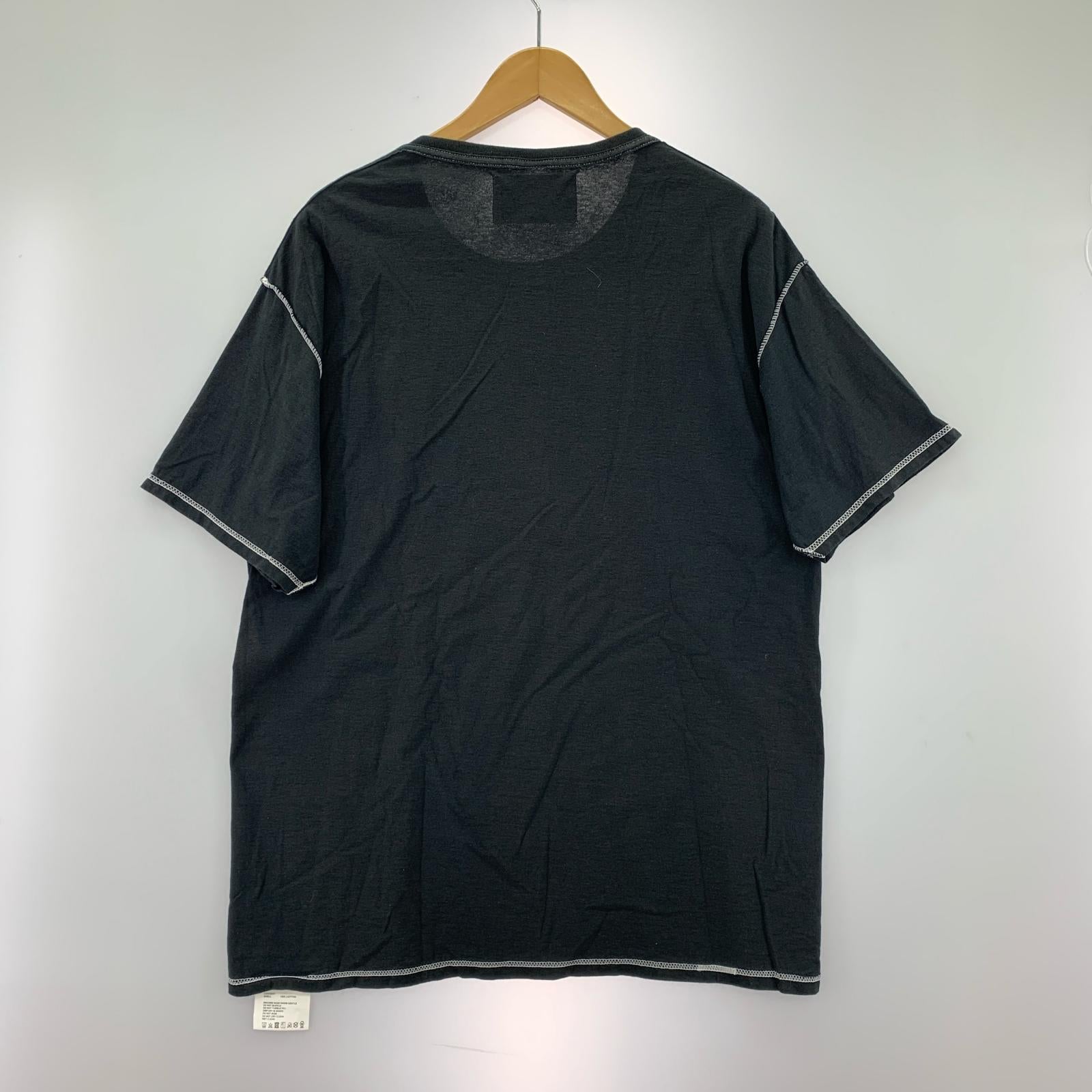 半袖Ｔシャツ Message Print Tshirt/L/ブラック L ブラック