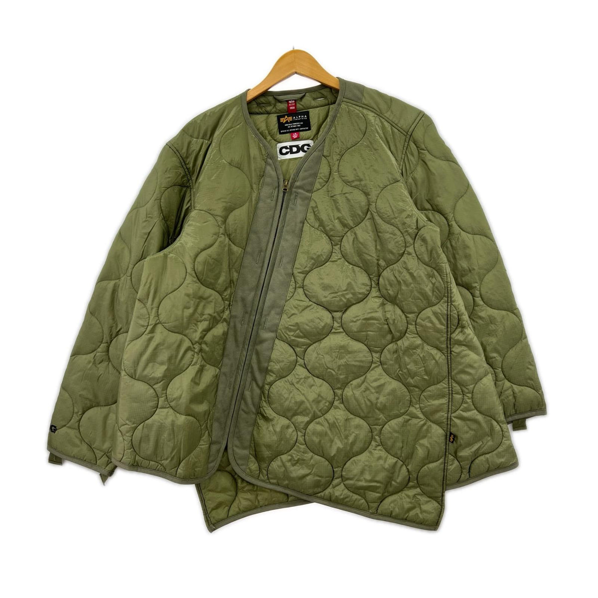 ジャケット ×CDG AD2023 変形ﾃﾞｻﾞｲﾝ ｷﾙﾃｨﾝｸﾞ ｶｰｷ (L) カーキ