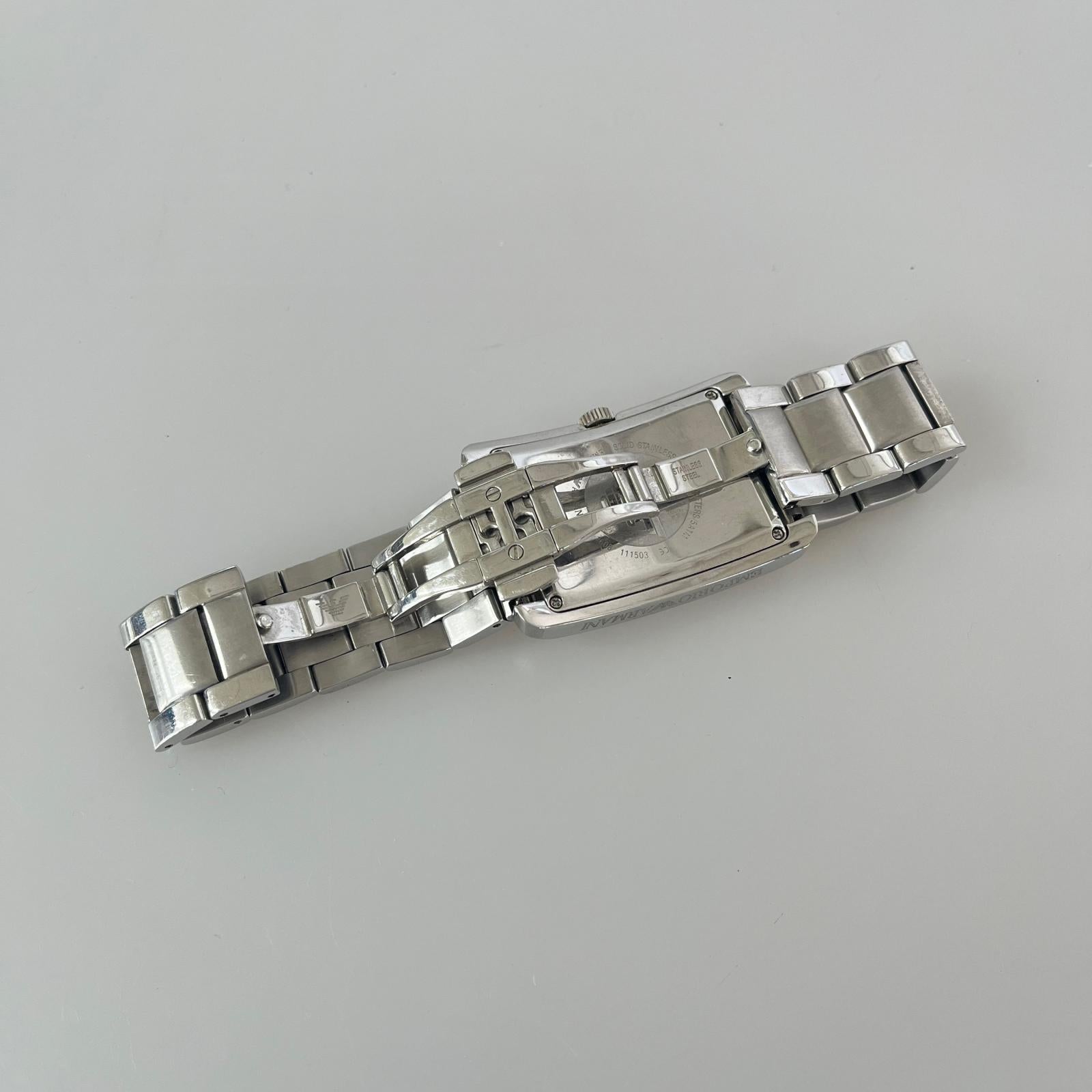 腕時計 EMPORIO ARMANI メンズ時計 シルバー