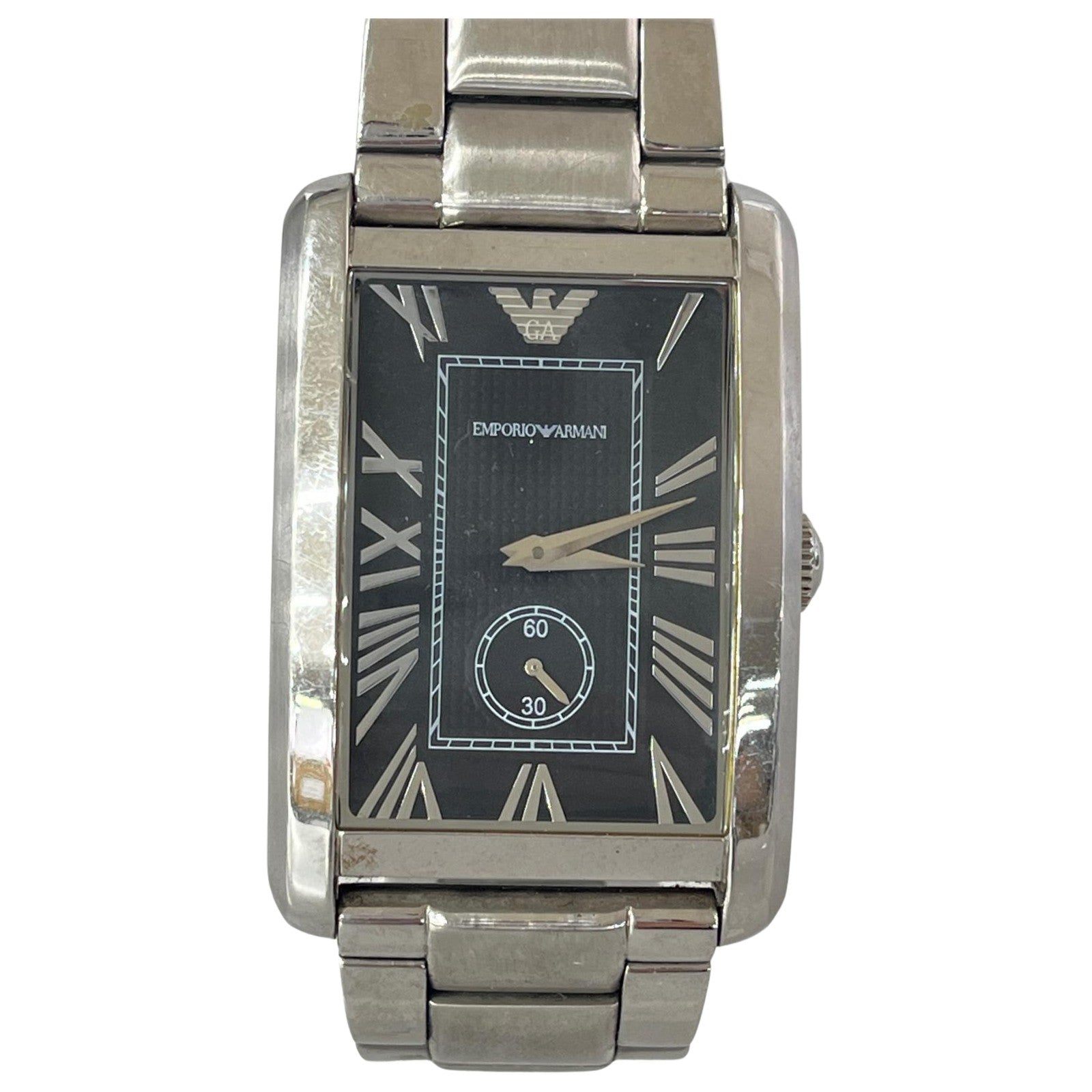 腕時計 EMPORIO ARMANI メンズ時計 シルバー