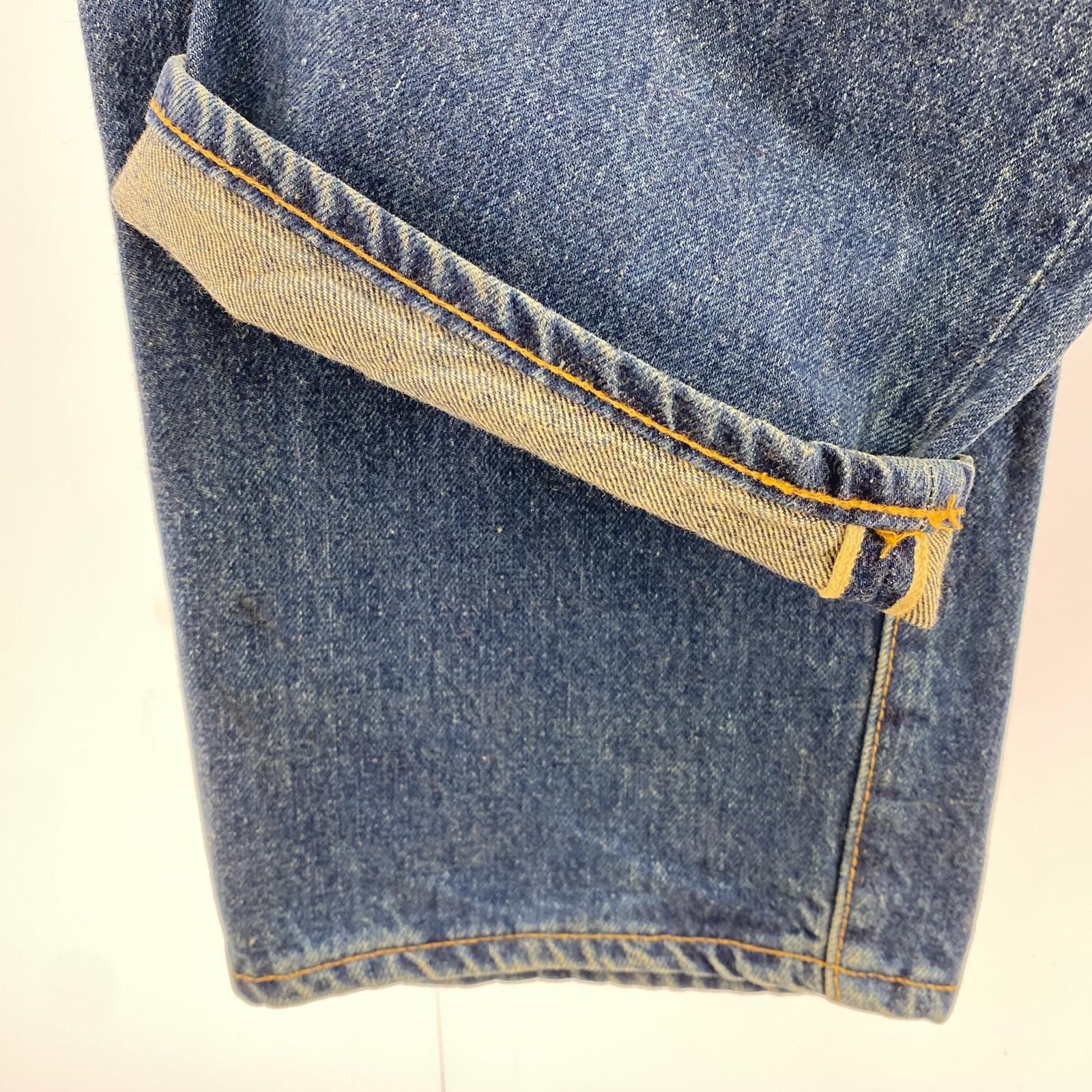パンツ 90s 501 110周年記念モデル 赤耳 バレンシア工場製 実寸W30 31 ネイビー