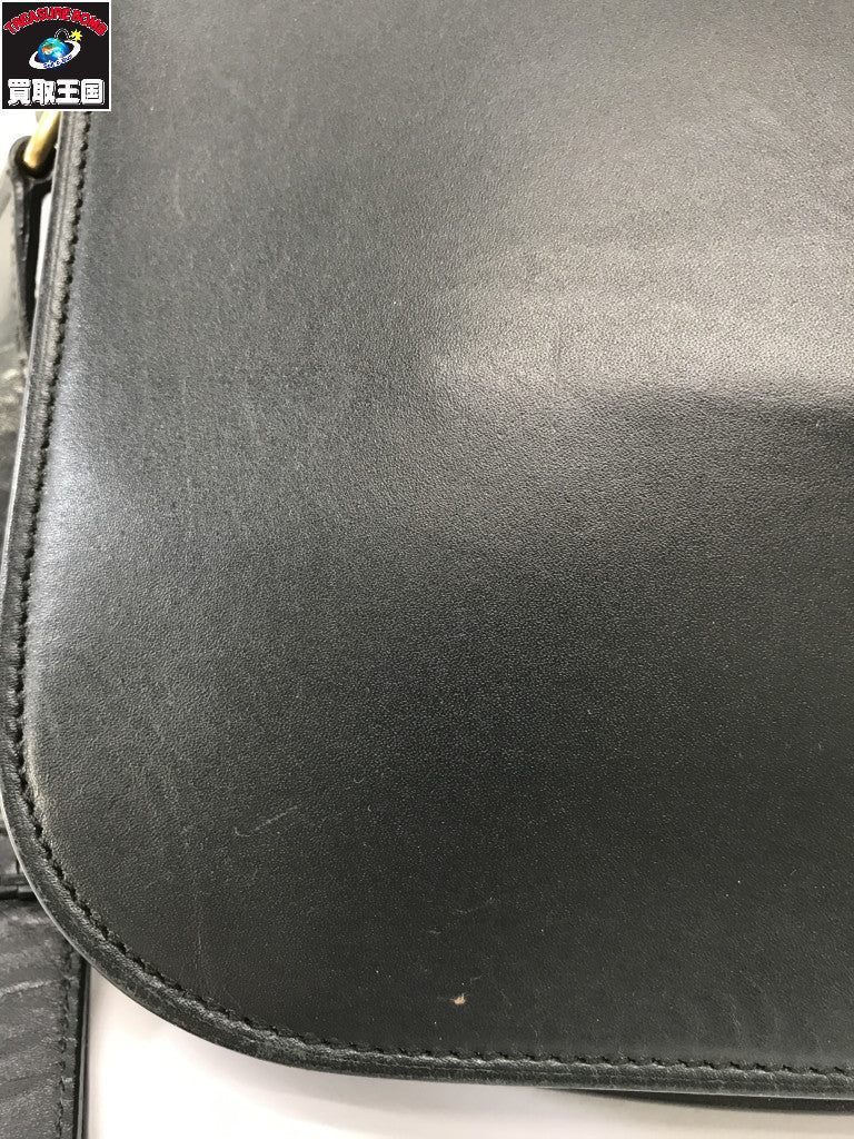 レザーショルダー 紺 532985