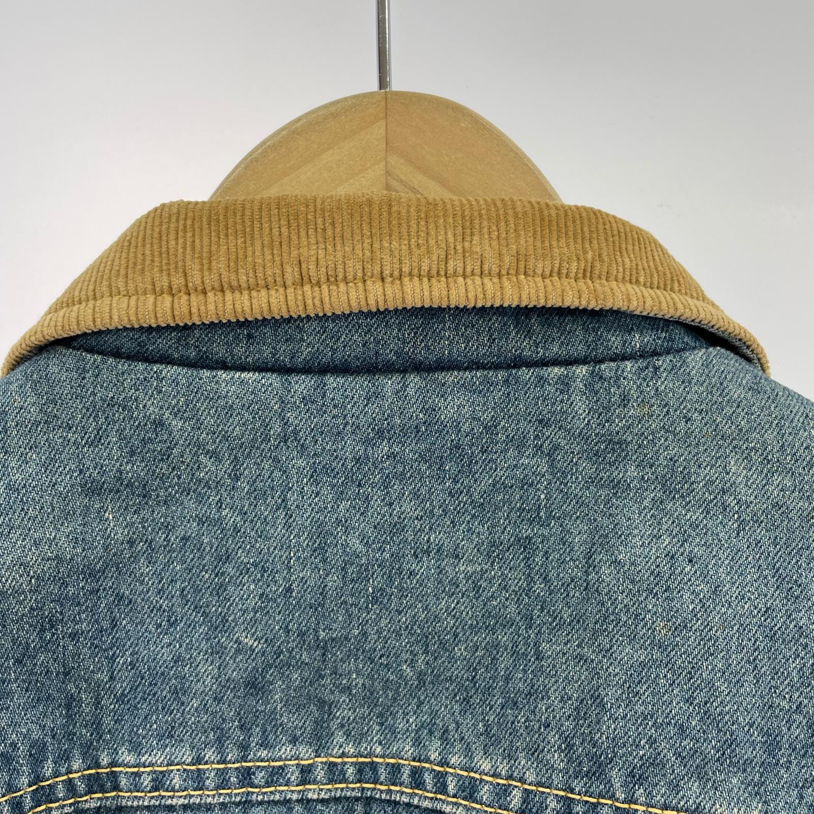 デニムジャケット BLUE WAY ブランケット付デニムジャケット（M) M ブルー
