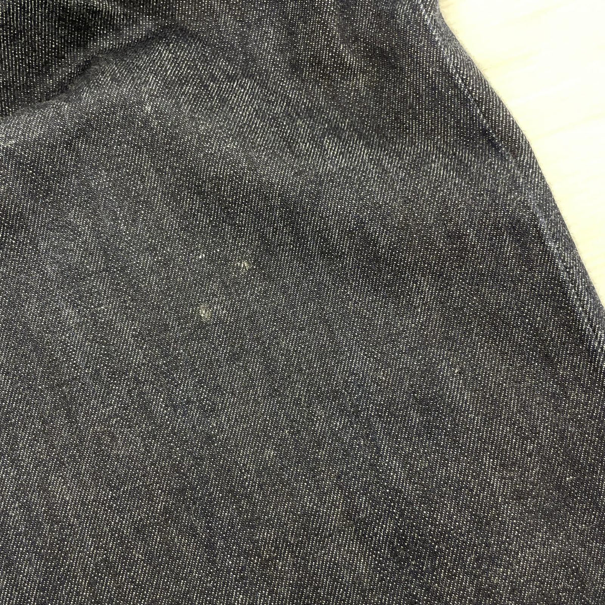 デニムパンツ Selvage Denim Two Tuck Tapered Pants 2 ネイビー