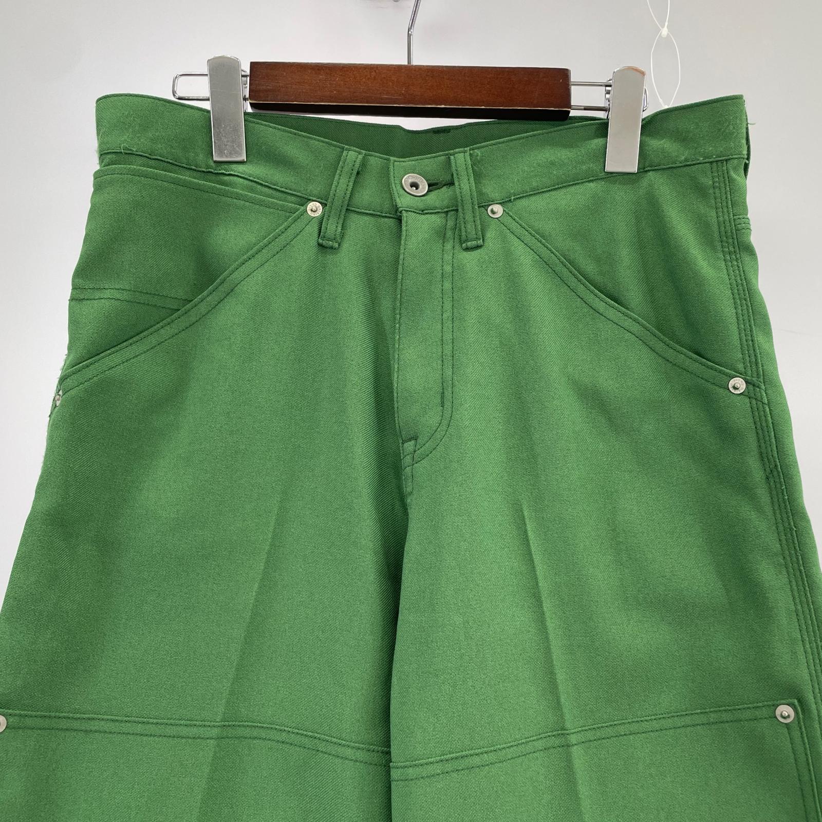 パンツ 22SS Pinter Flasher Pressed Pants S S グリーン