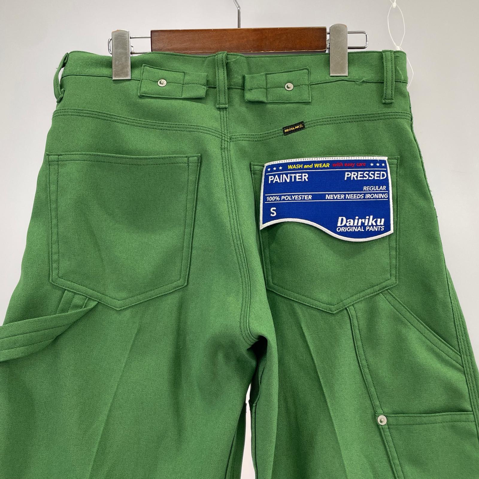 パンツ 22SS Pinter Flasher Pressed Pants S S グリーン