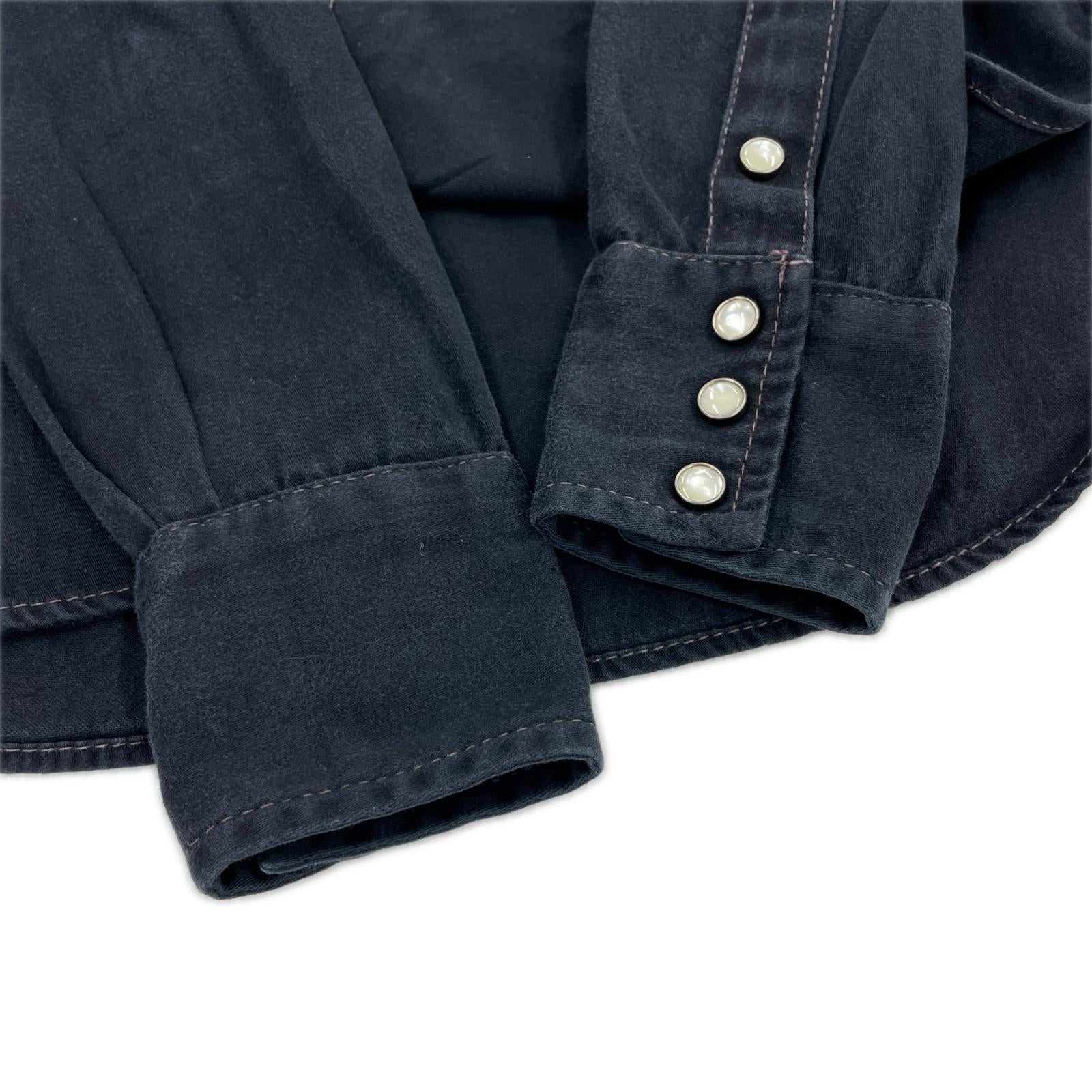 長袖シャツ LOT105 BLK 14 ブラック