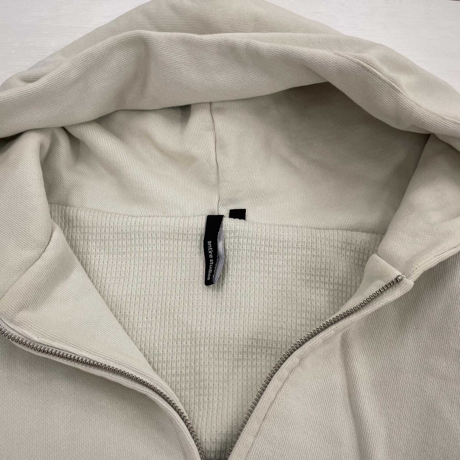 パーカー entire studios THERMAL HOOD（XS） ベージュ