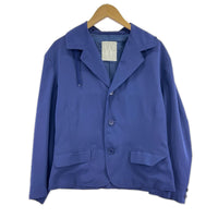 ジャケット WORK SHOP ﾌｰﾄﾞｼﾞｬｹｯﾄ ﾎﾟﾘ 青 ブルー