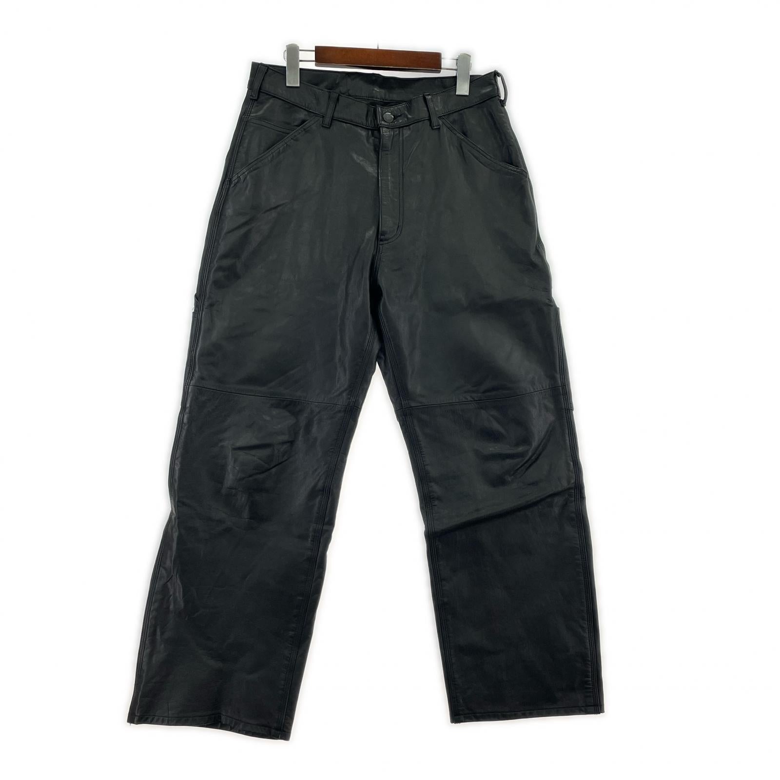 パンツ ×JOURNAL STANDARD レザーペインター 黒 (L) L ブラック