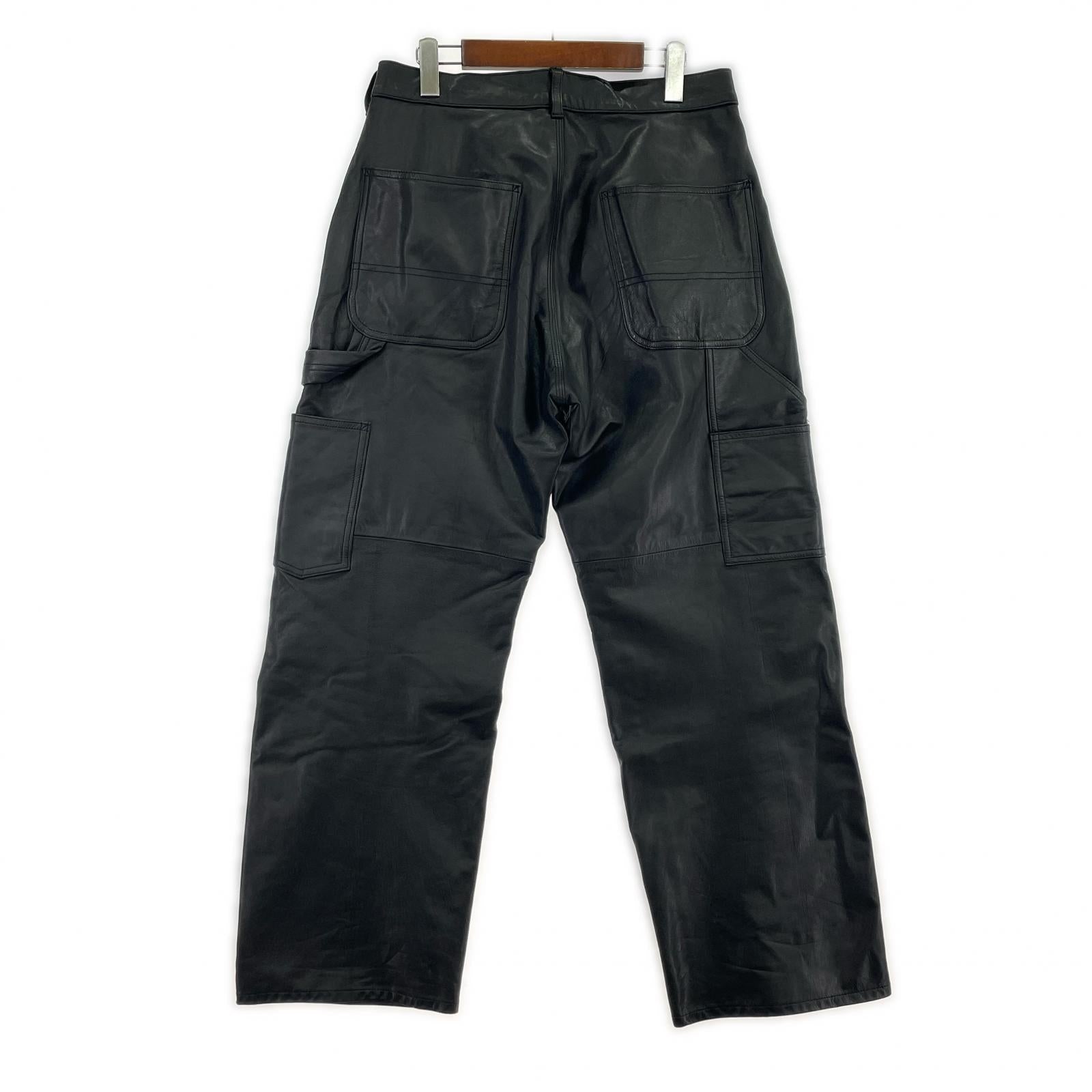 パンツ ×JOURNAL STANDARD レザーペインター 黒 (L) L ブラック
