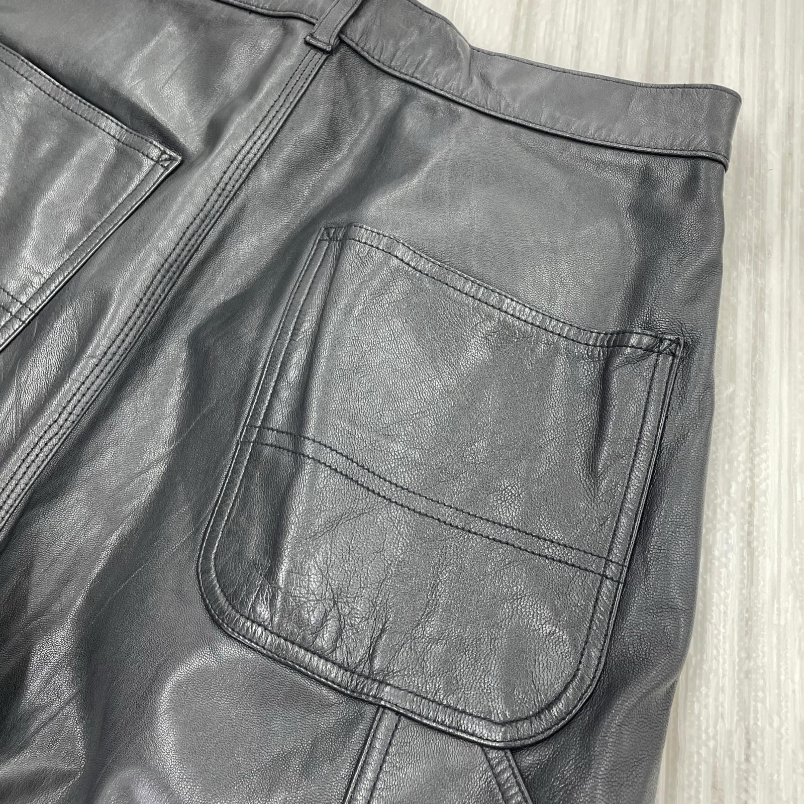 パンツ ×JOURNAL STANDARD レザーペインター 黒 (L) L ブラック