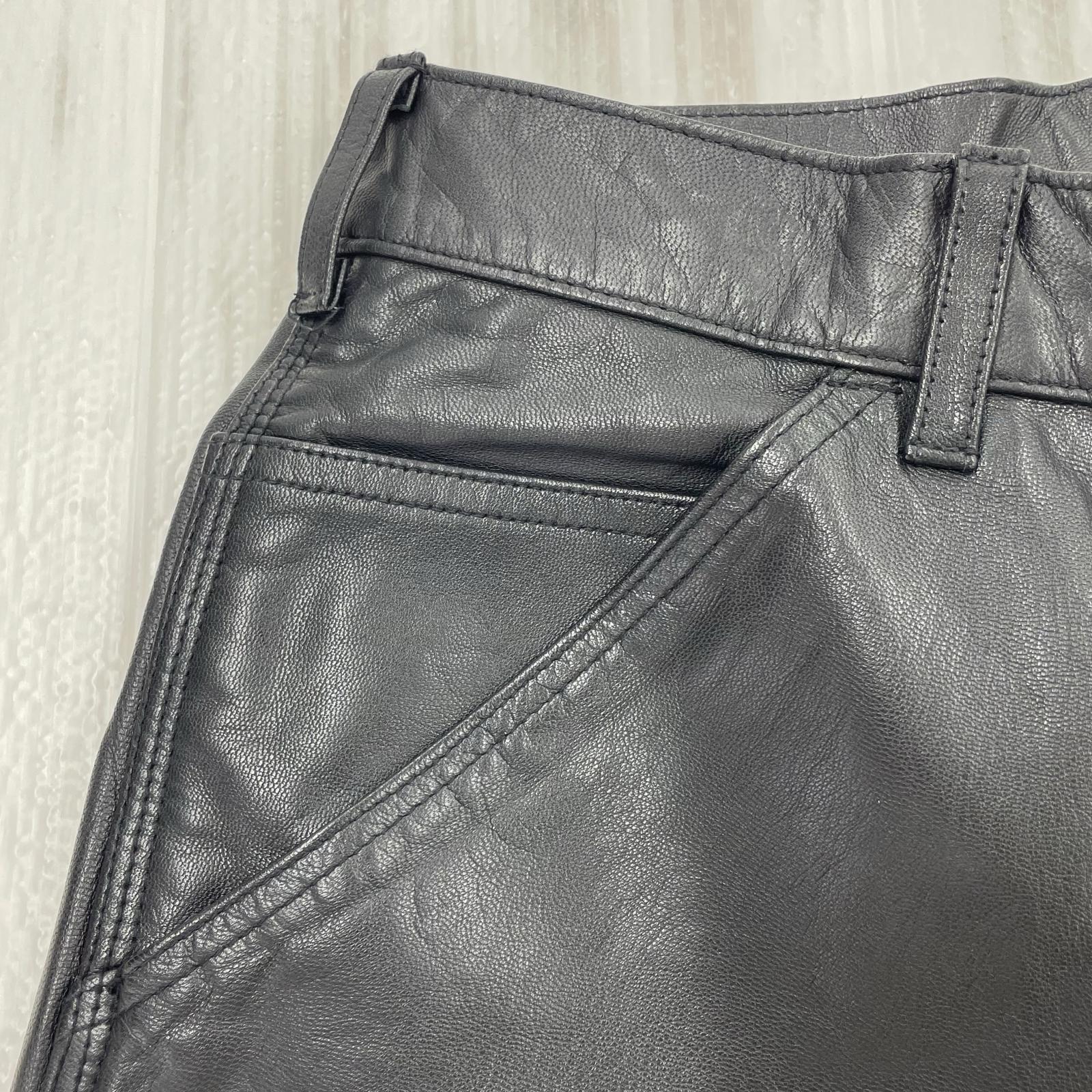 パンツ ×JOURNAL STANDARD レザーペインター 黒 (L) L ブラック