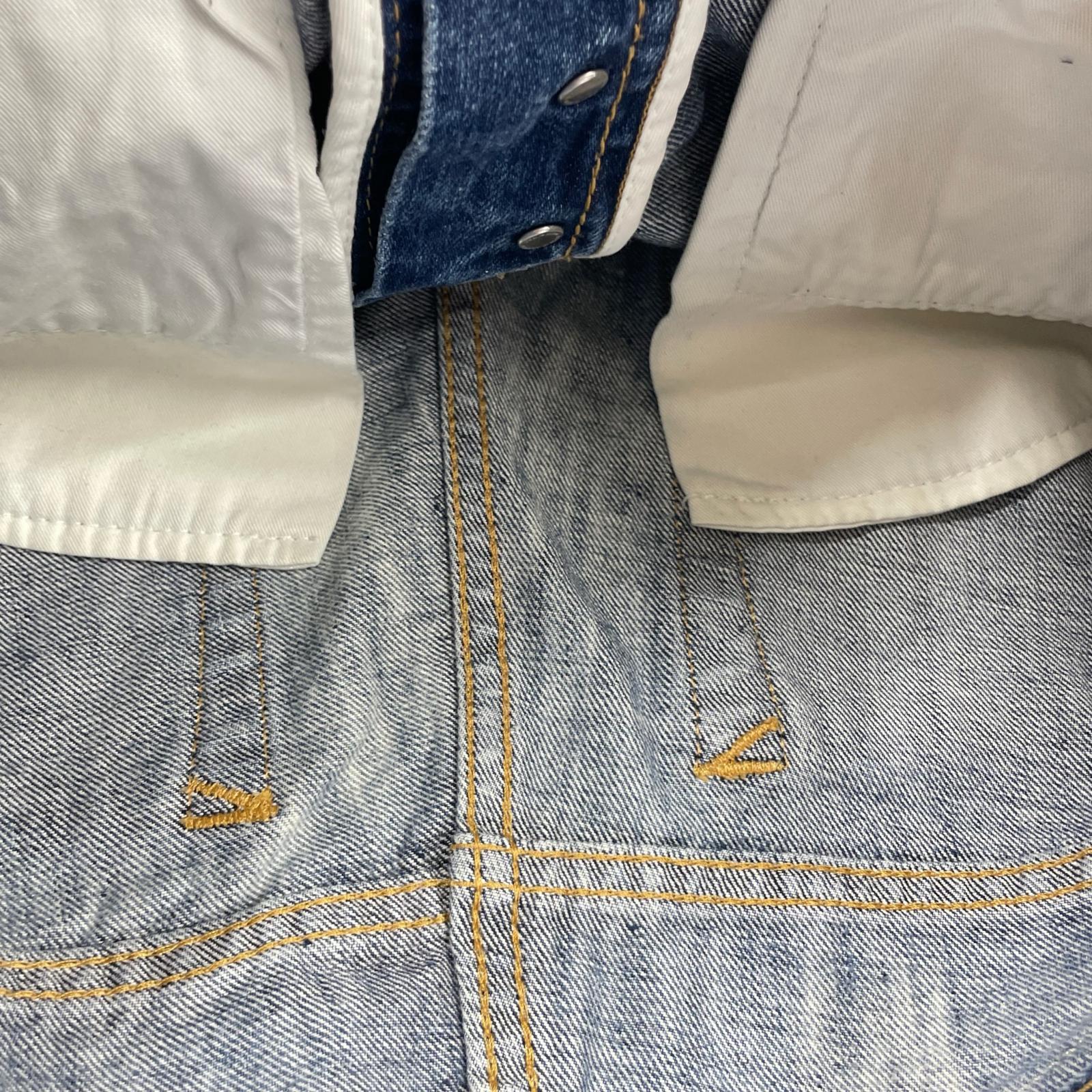 デニムパンツ skinny jeans 42 42 ブルー