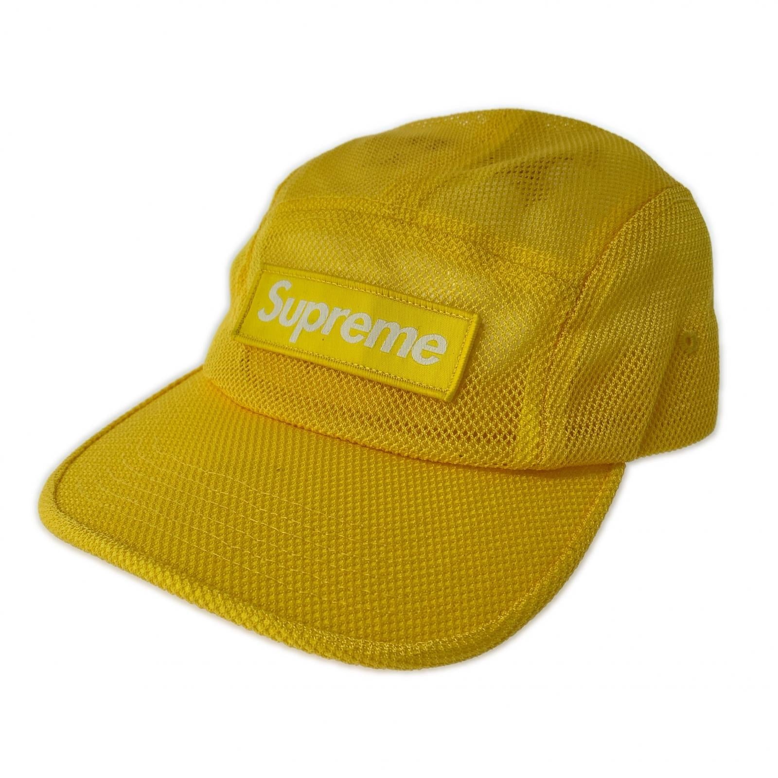キャップ Supreme Mesh Cordura Camp Cap Yellow