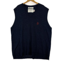 その他アウター 23SS OVERSIZED LAME KNIT VEST ネイビー