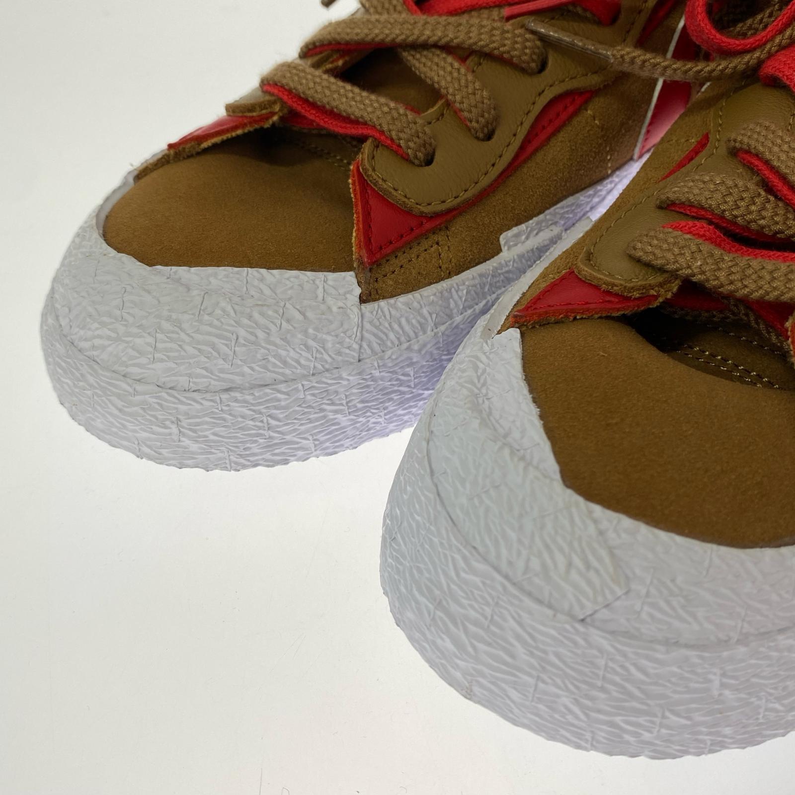 スニーカー SACAI BLAZER LOW（27.5） 27.5cm (US9 1/2 UK9 EU45) ブラウン
