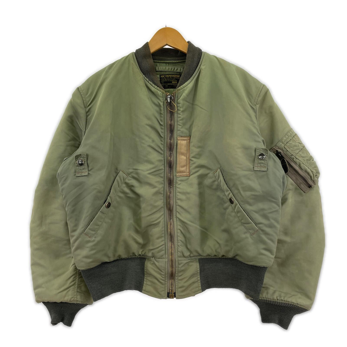 ジャケット M品番 MA-1 KHK M カーキ