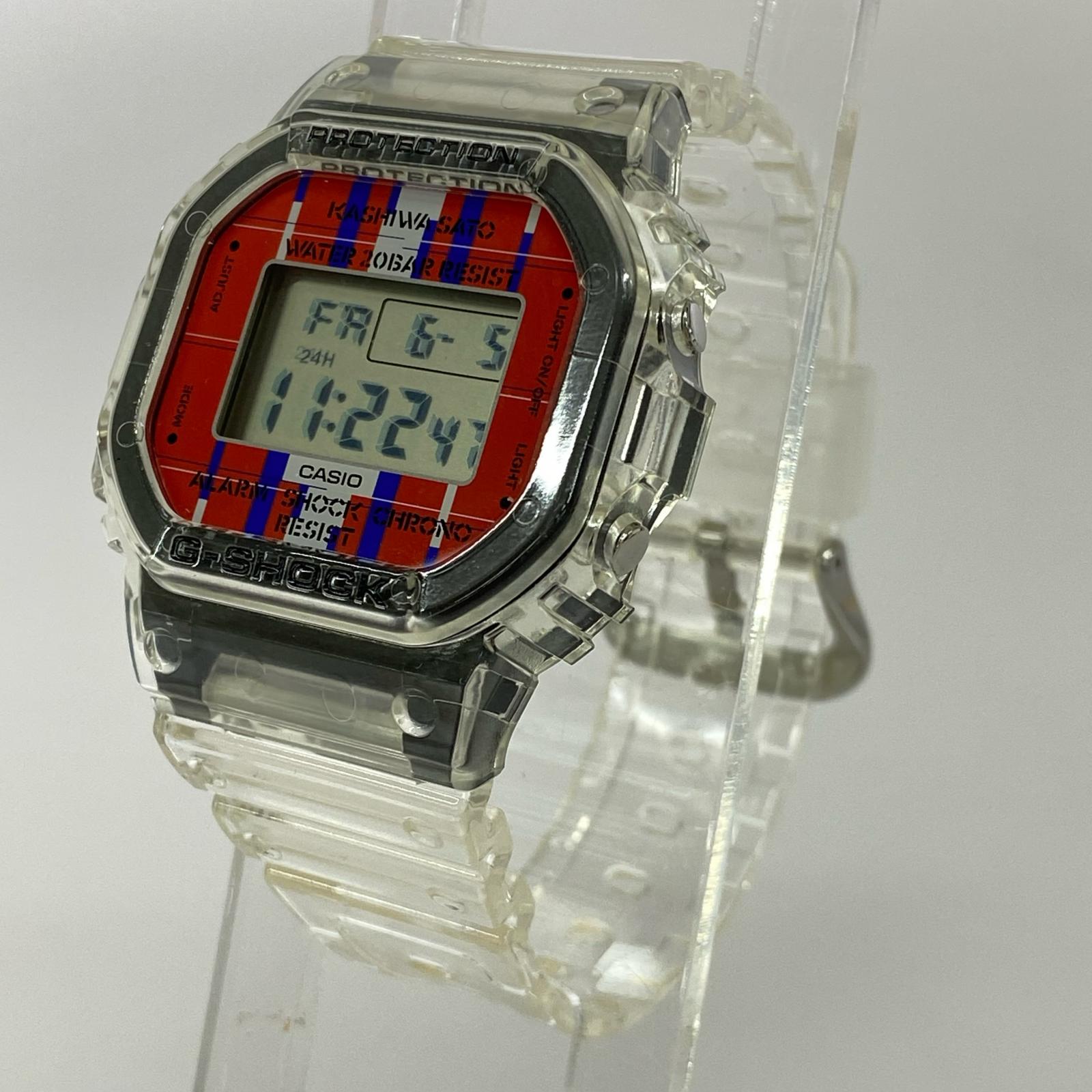 腕時計 ×KASHIWA SATO DWE-5600KS クリア