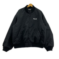 ブルゾン Faust ナイロンツイル 中綿 MA-1 SIZE 4 BLK 4 ブラック