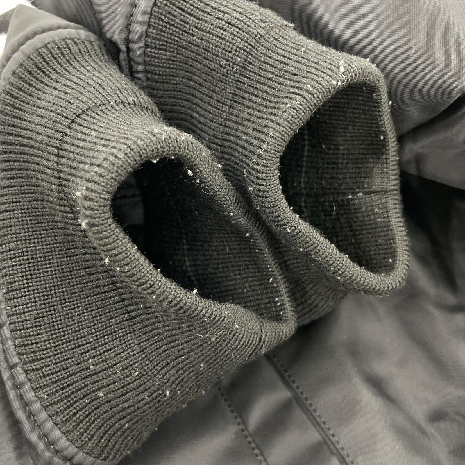 ブルゾン Faust ナイロンツイル 中綿 MA-1 SIZE 4 BLK 4 ブラック