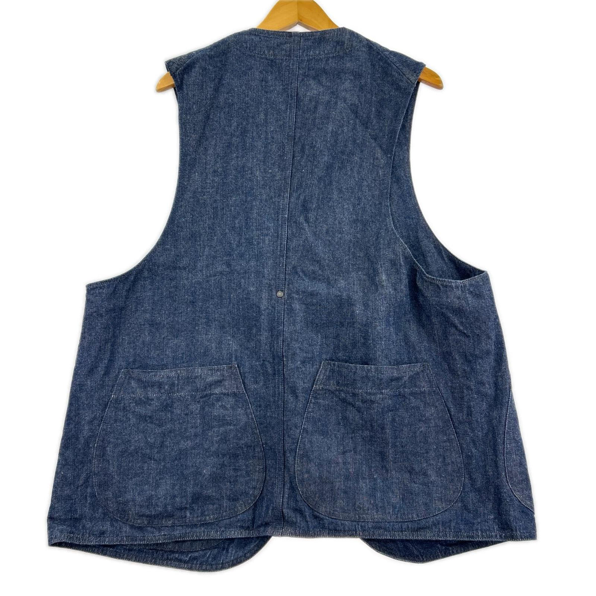 ジャケット 大江洋服店 デニムベスト 青 44 ブルー